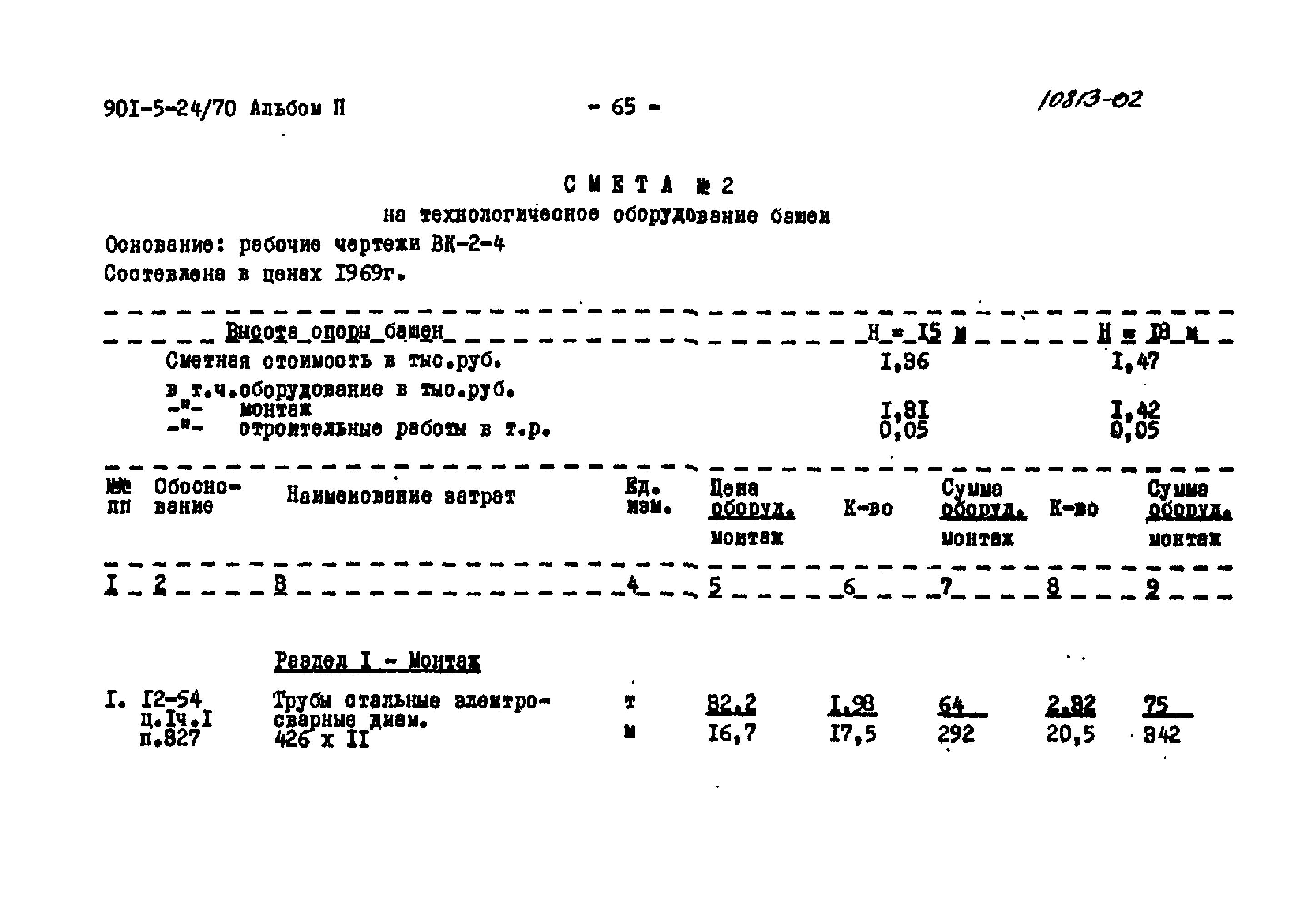 Типовой проект 901-5-24/70