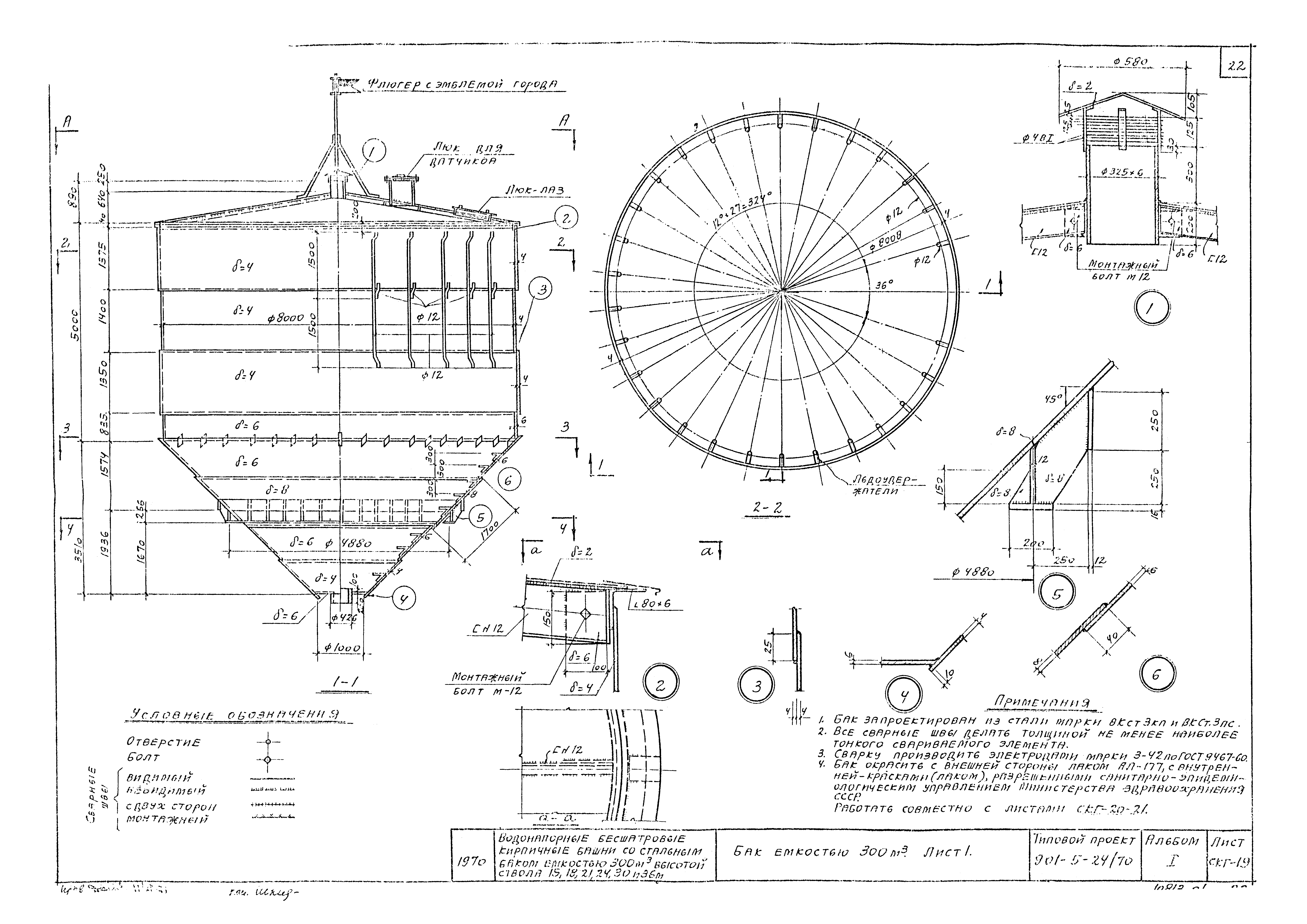 Типовой проект 901-5-24/70