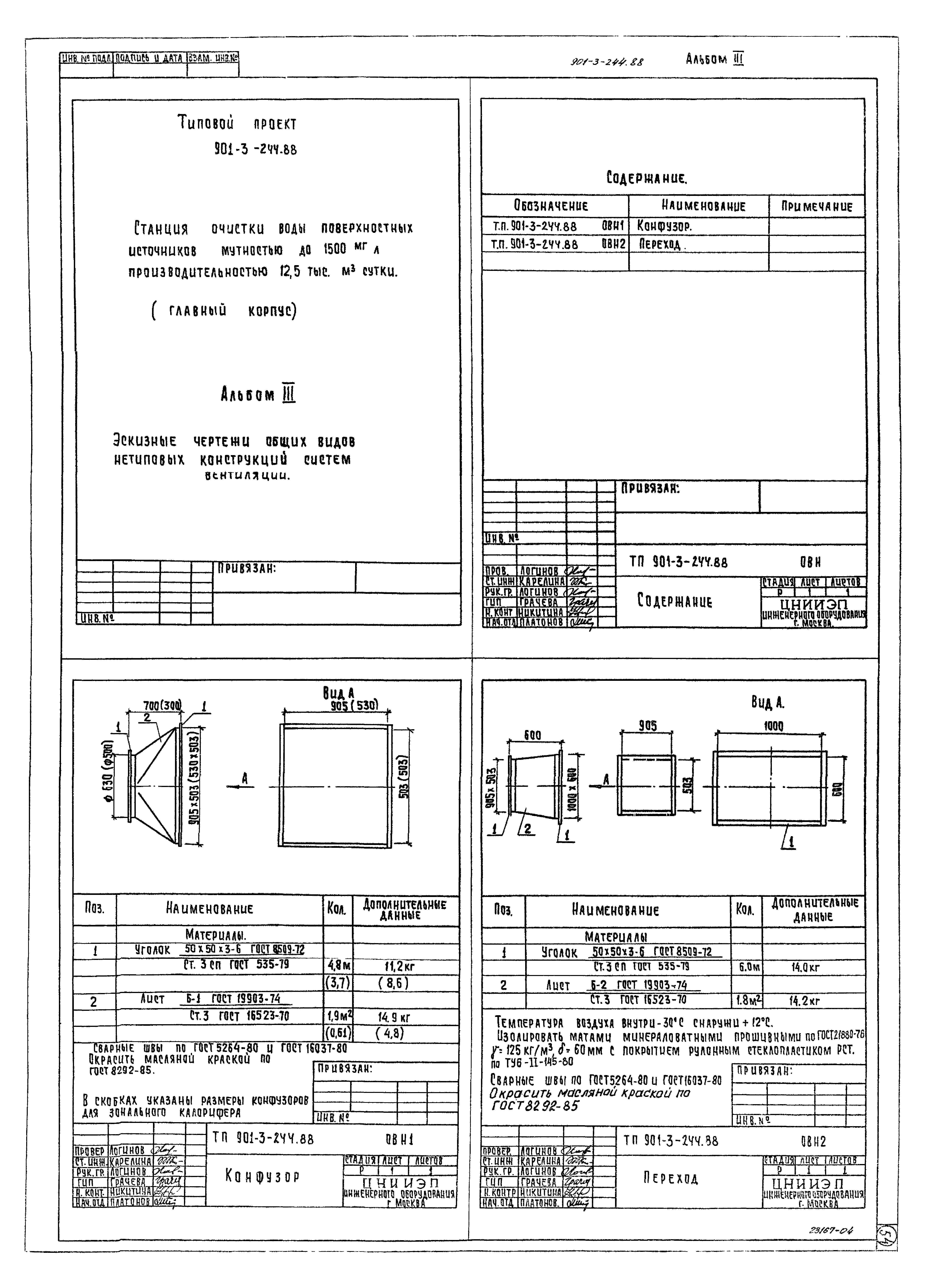Типовой проект 901-3-244.88