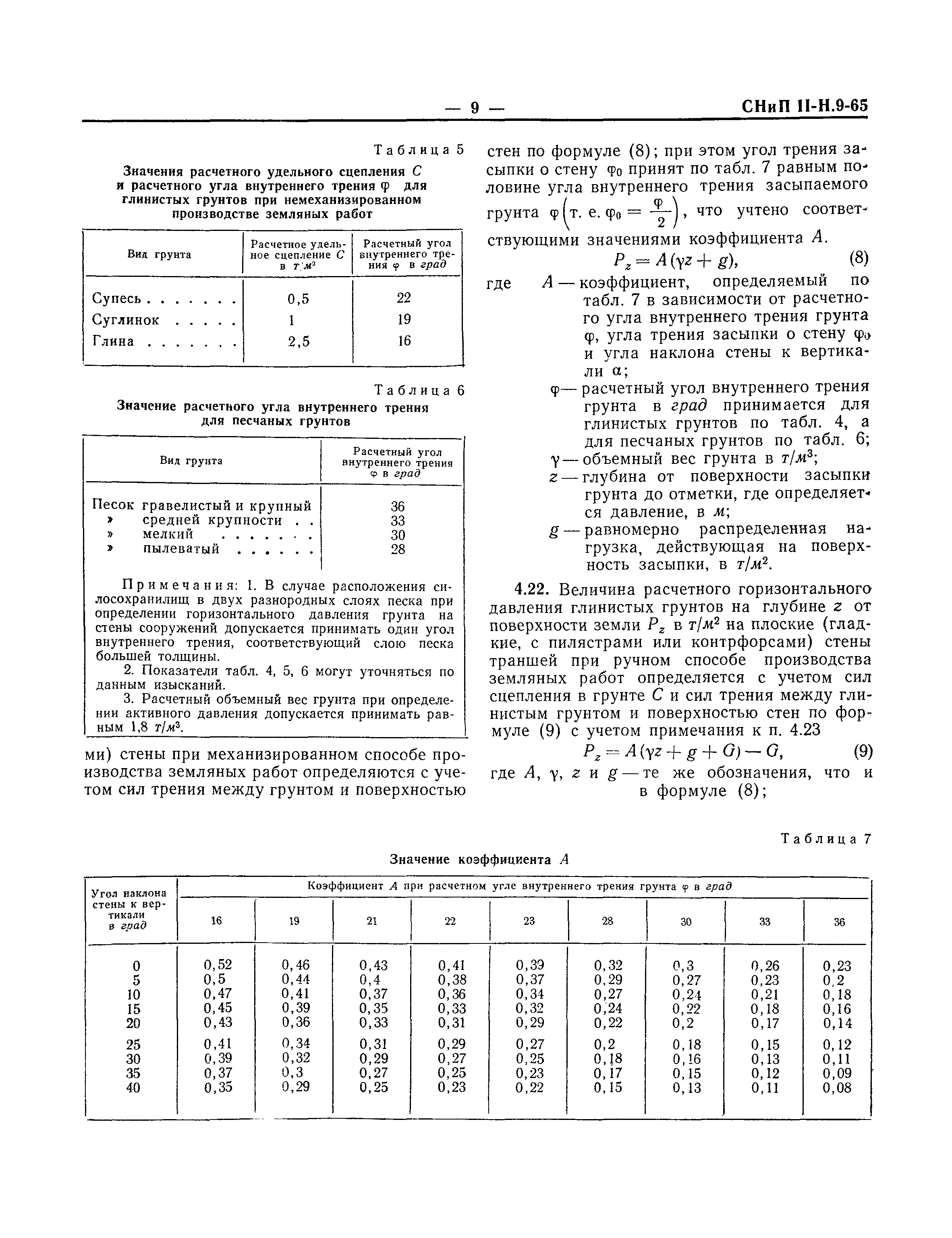 СНиП II-Н.9-65