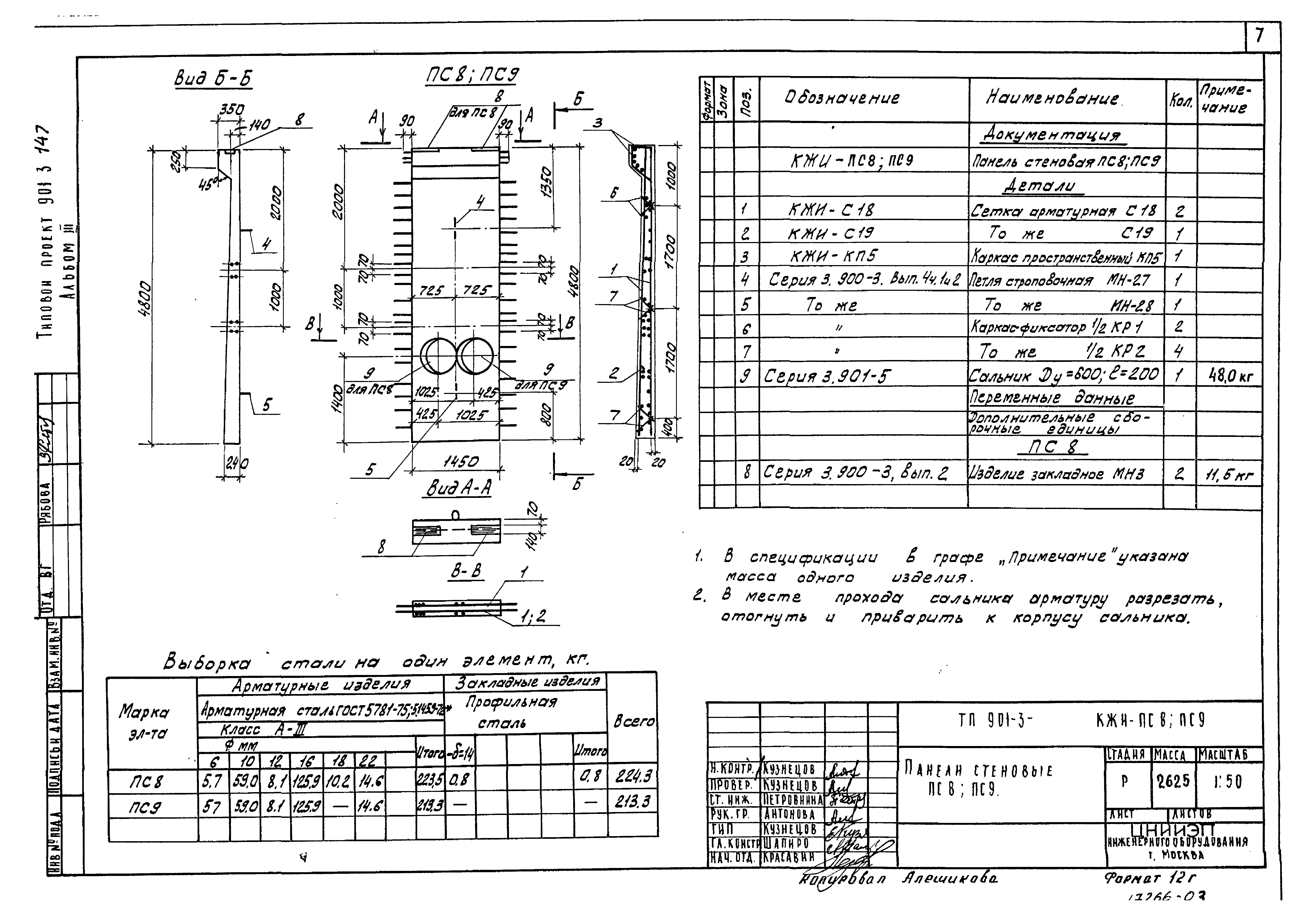 Типовые проектные решения 901-3-147