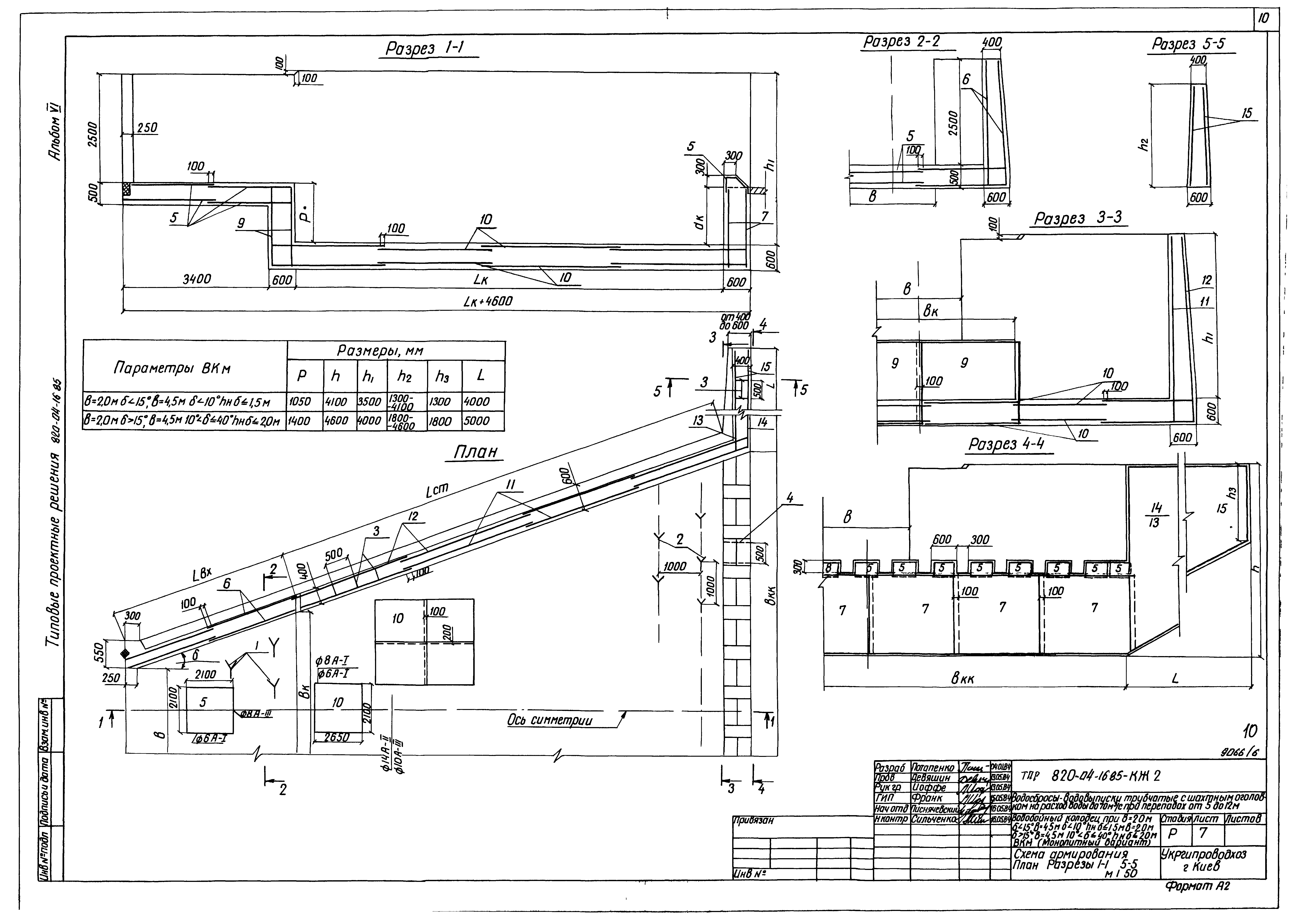 Типовые проектные решения 820-04-16.85