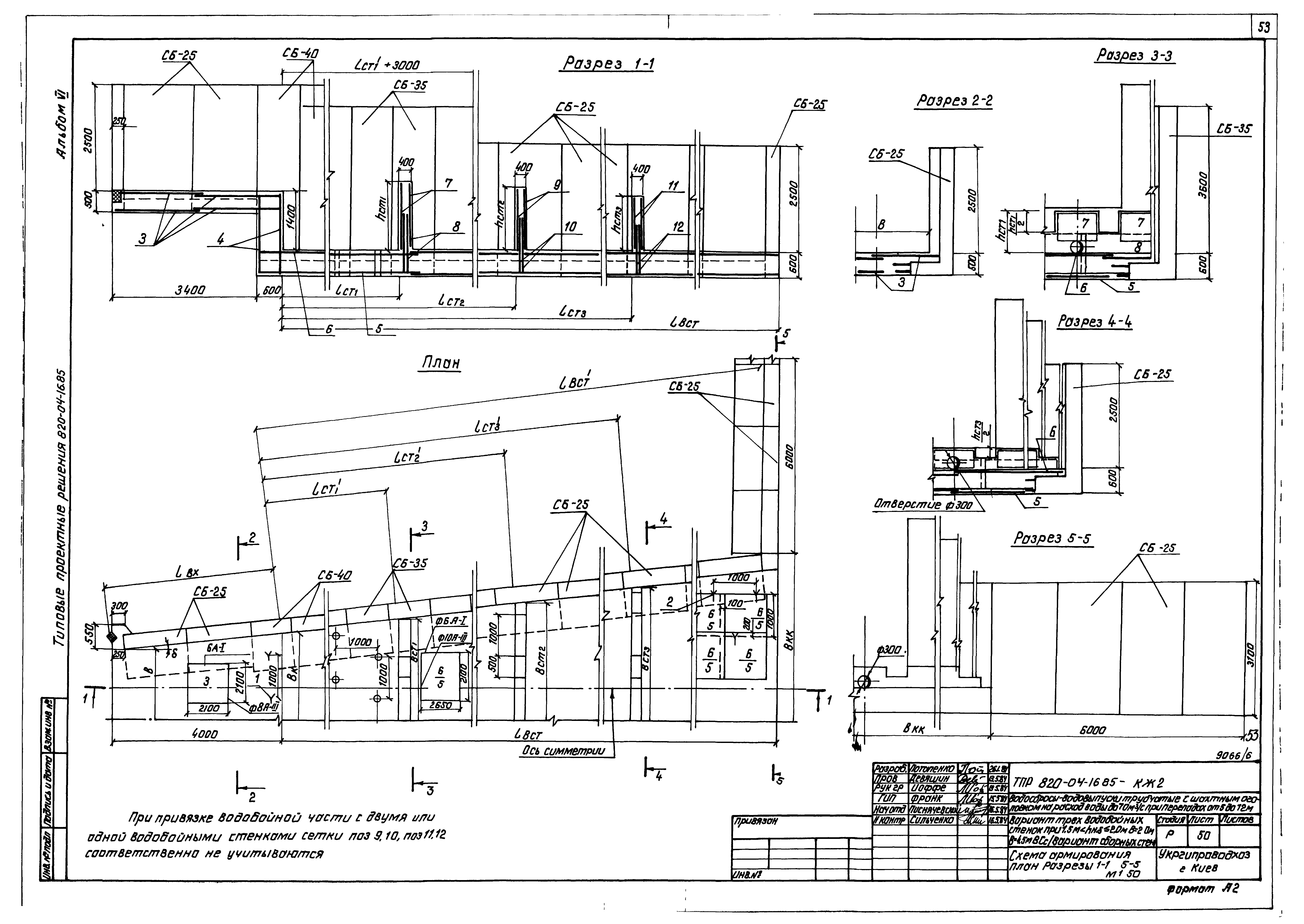 Типовые проектные решения 820-04-16.85