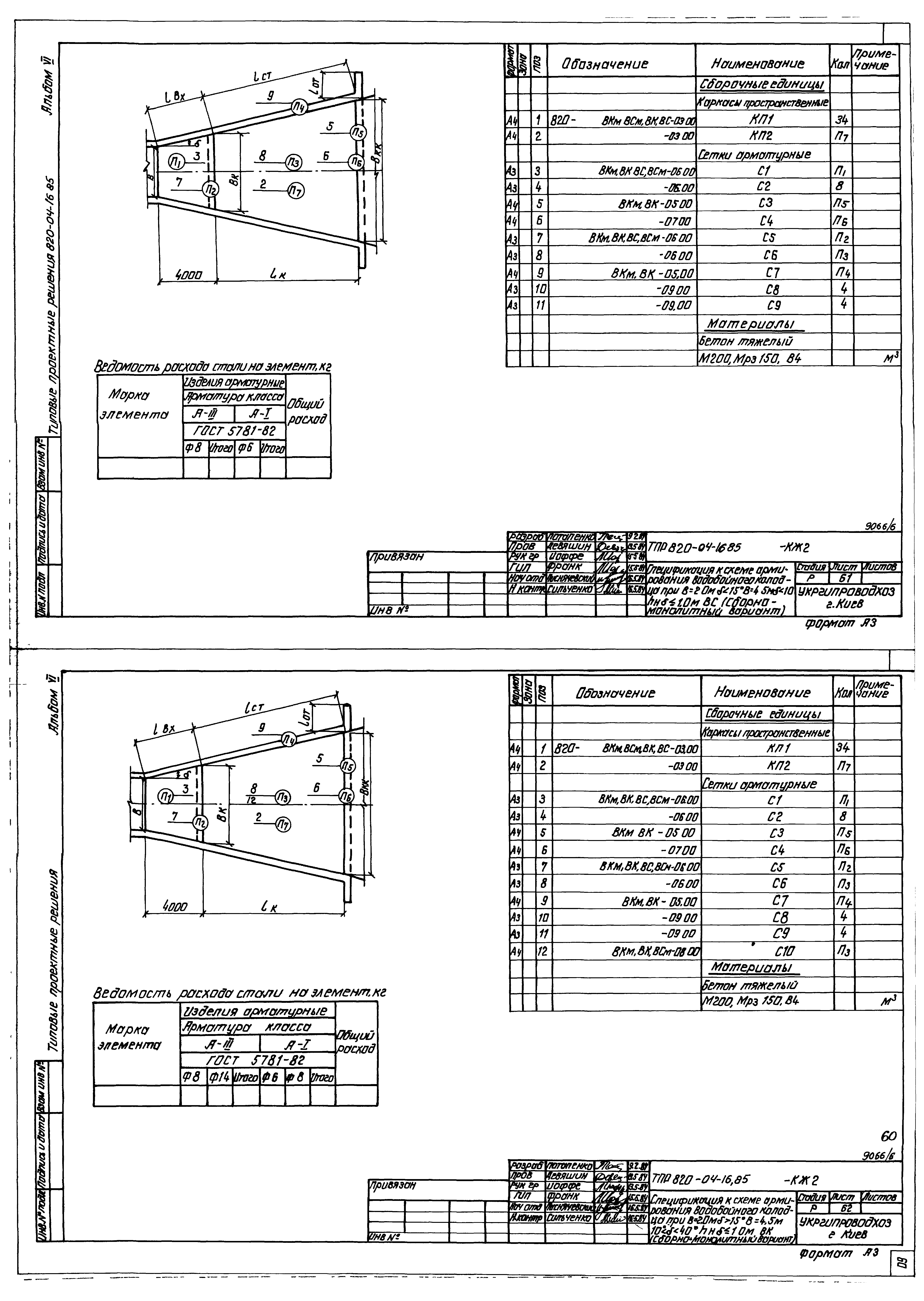 Типовые проектные решения 820-04-16.85