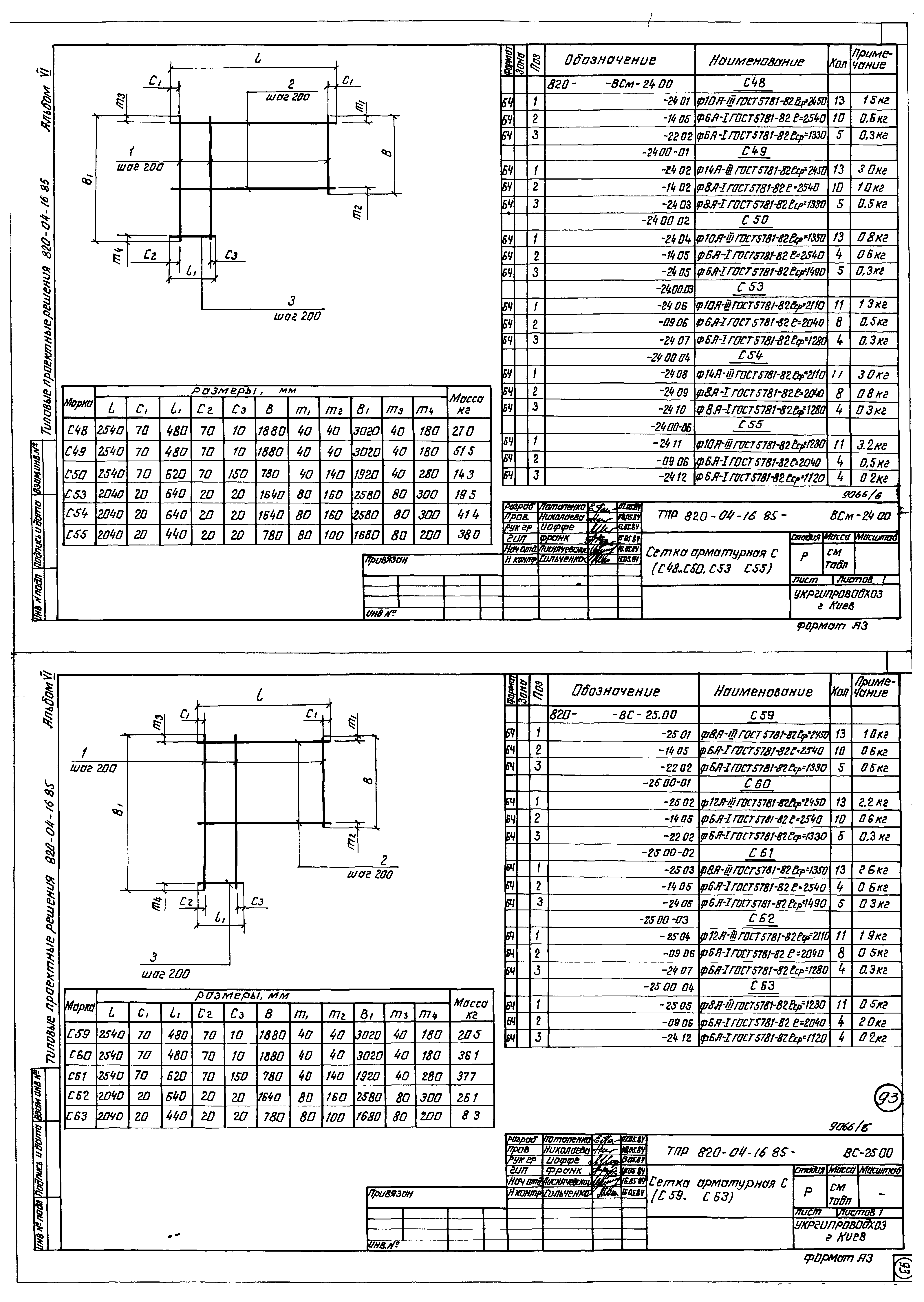 Типовые проектные решения 820-04-16.85