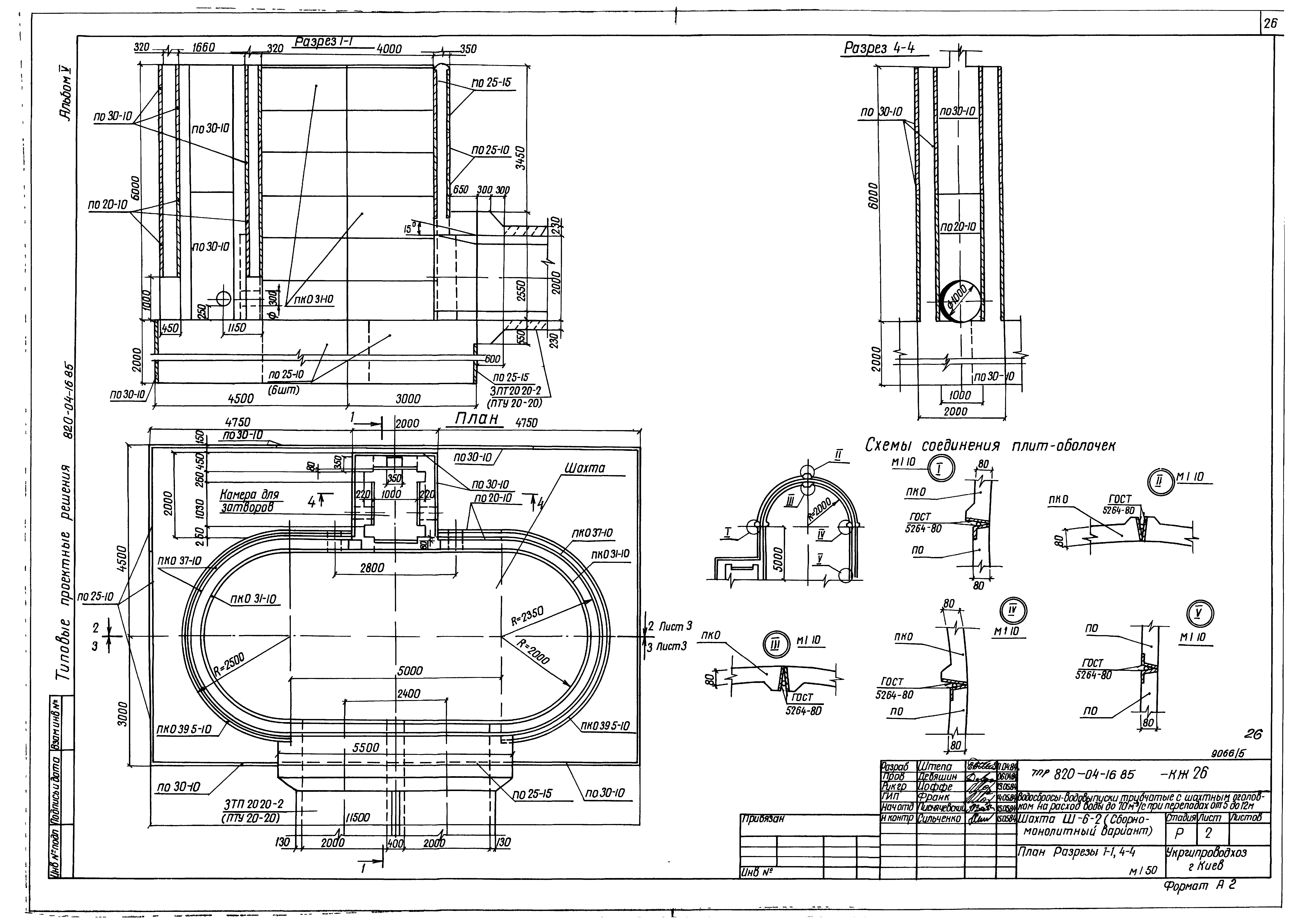 Типовые проектные решения 820-04-16.85