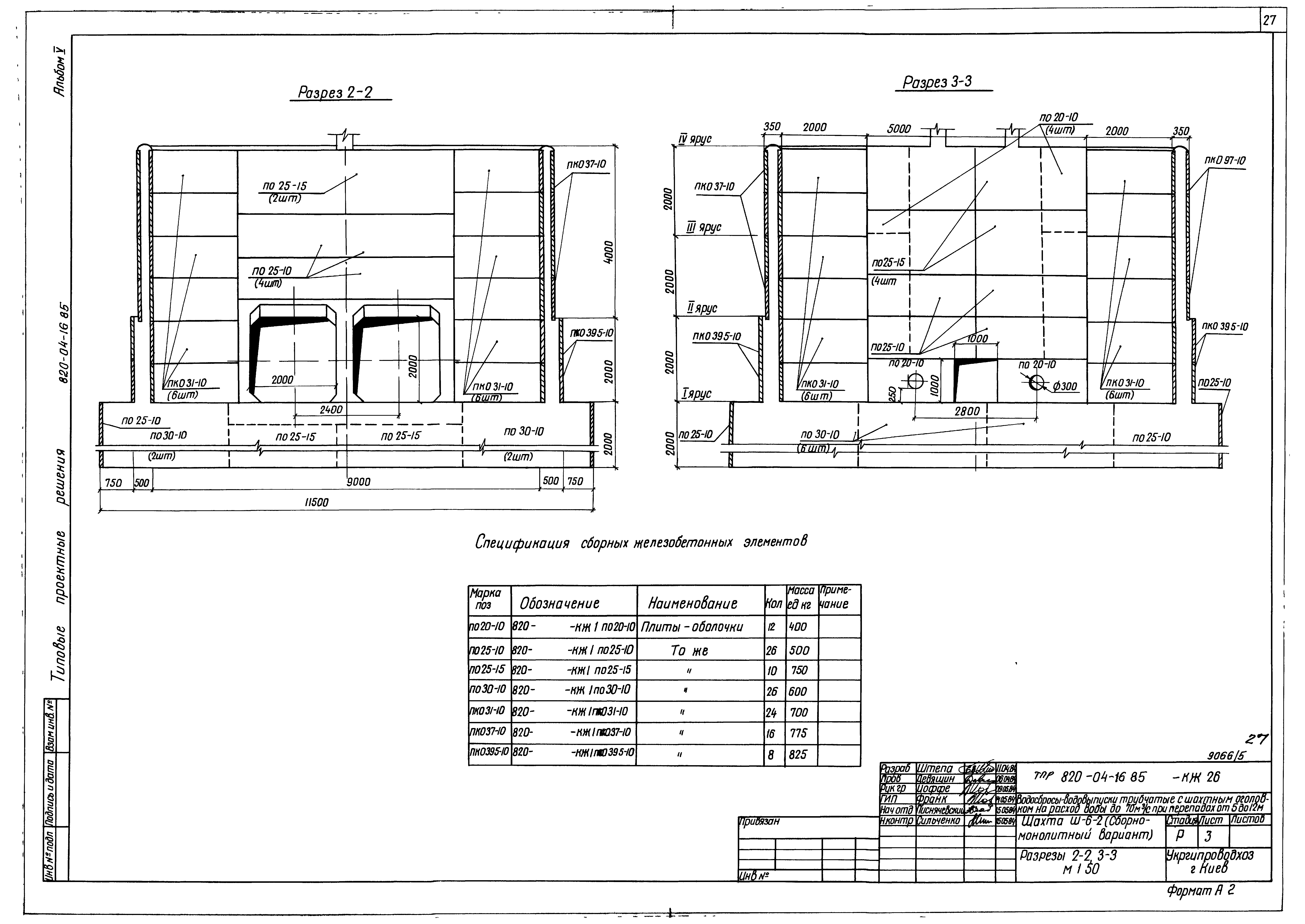Типовые проектные решения 820-04-16.85