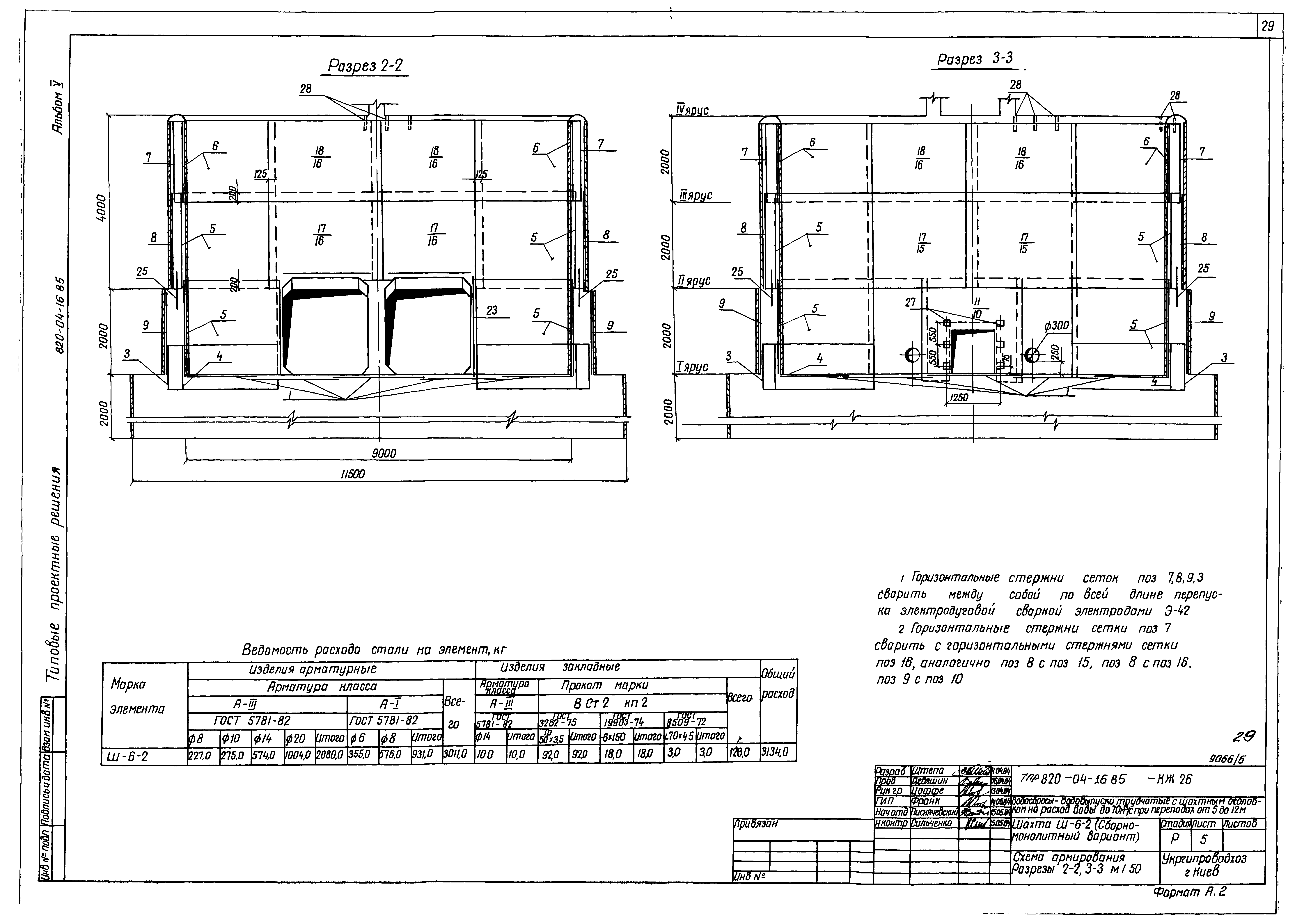 Типовые проектные решения 820-04-16.85