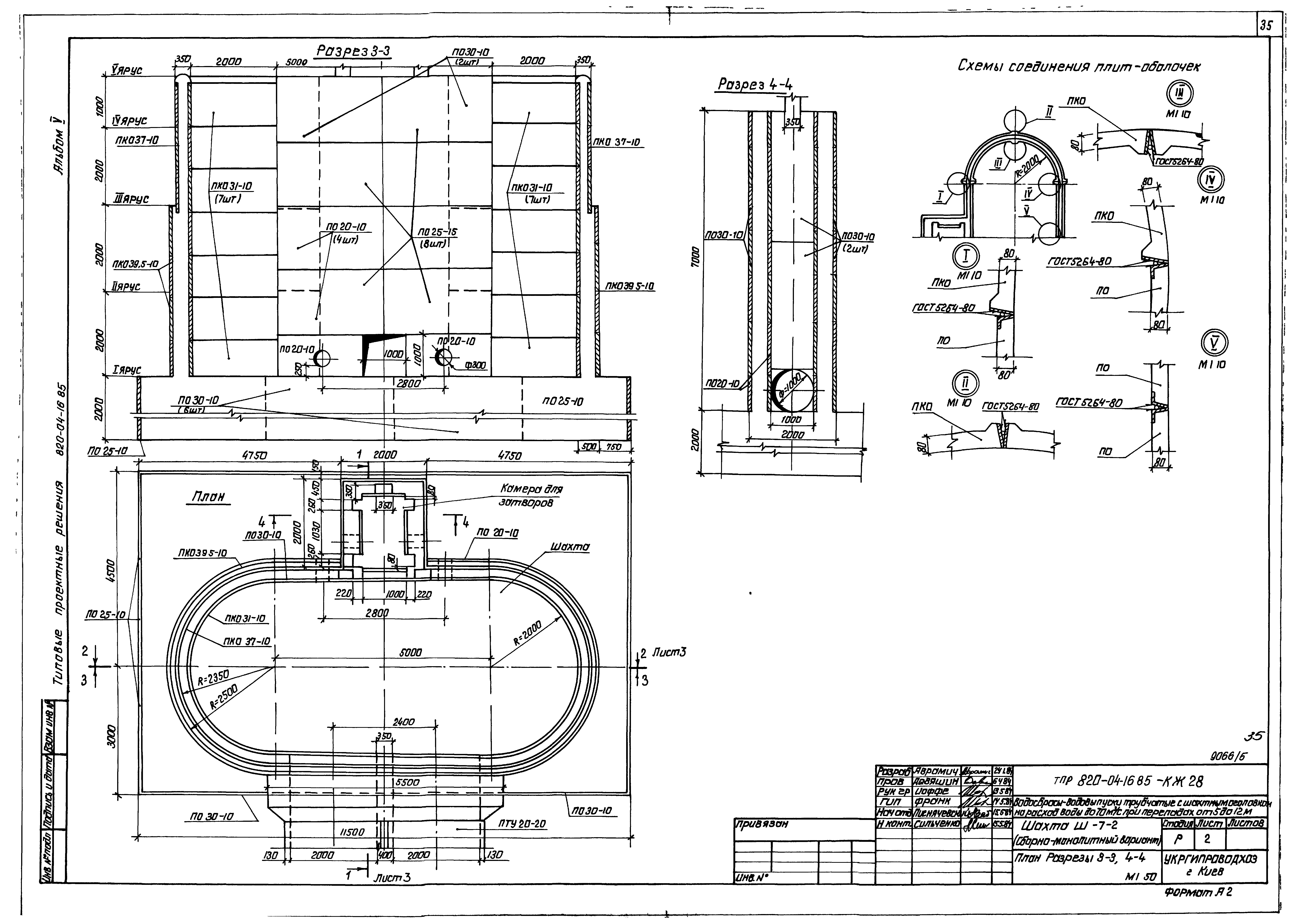 Типовые проектные решения 820-04-16.85