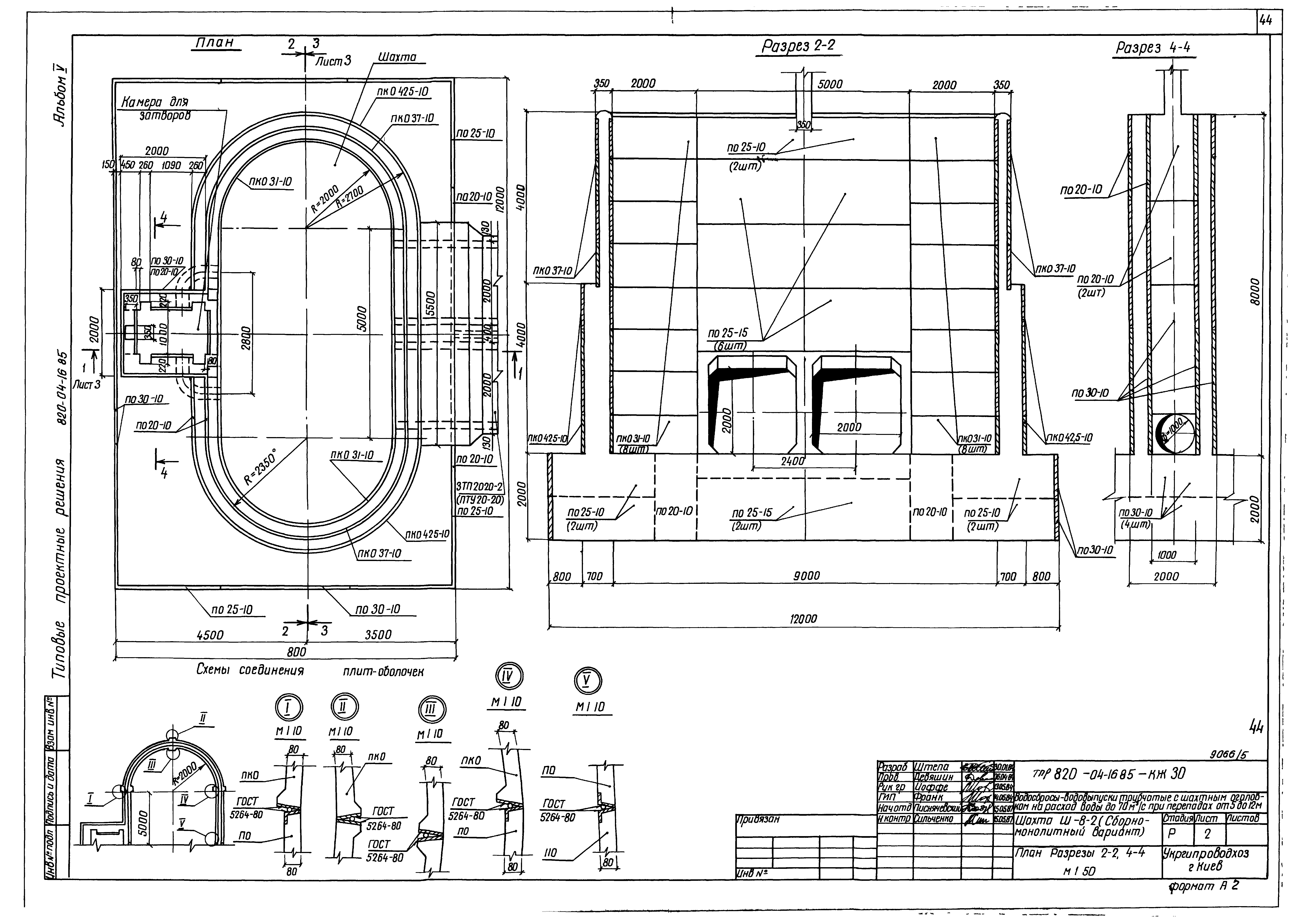 Типовые проектные решения 820-04-16.85