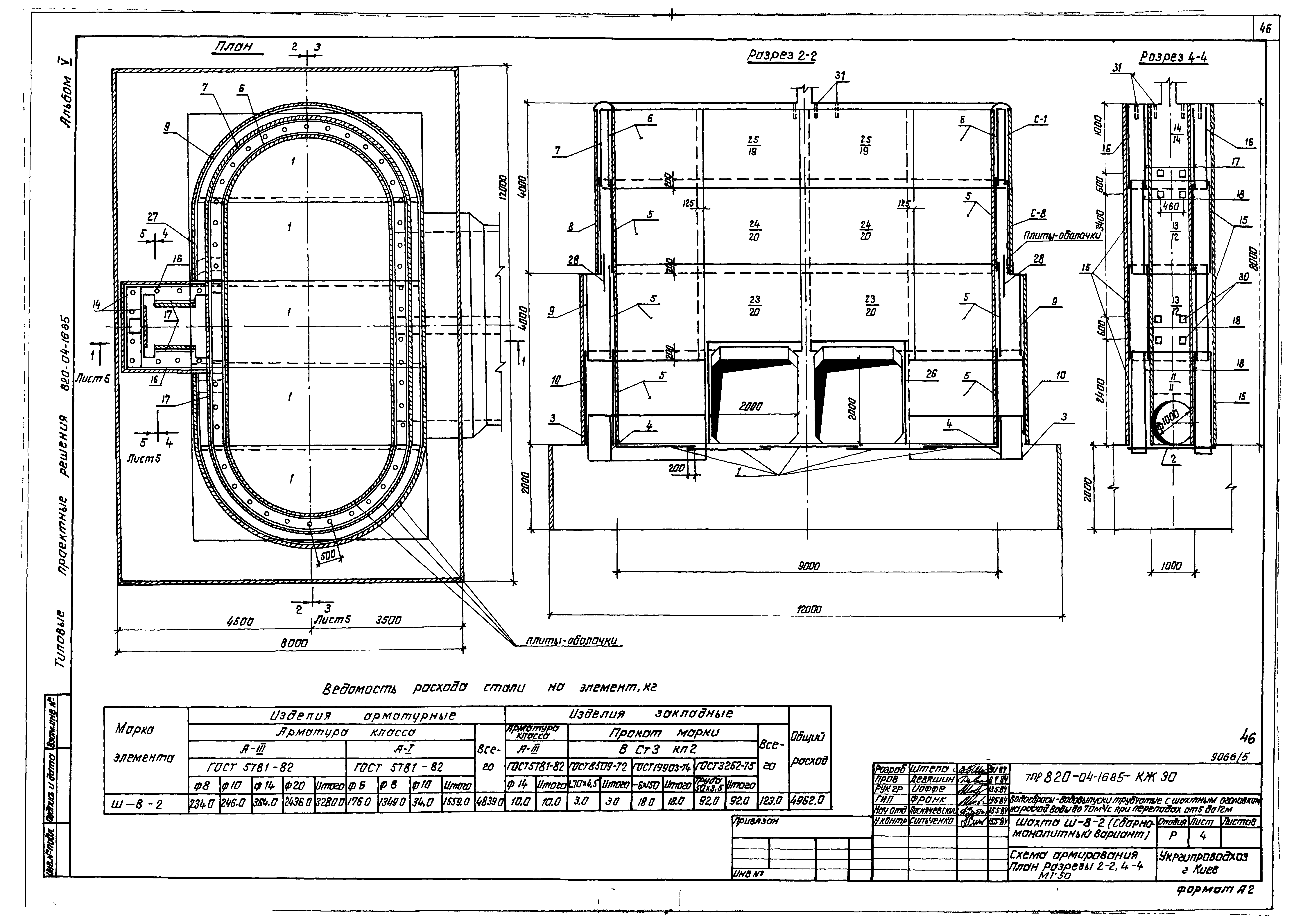 Типовые проектные решения 820-04-16.85