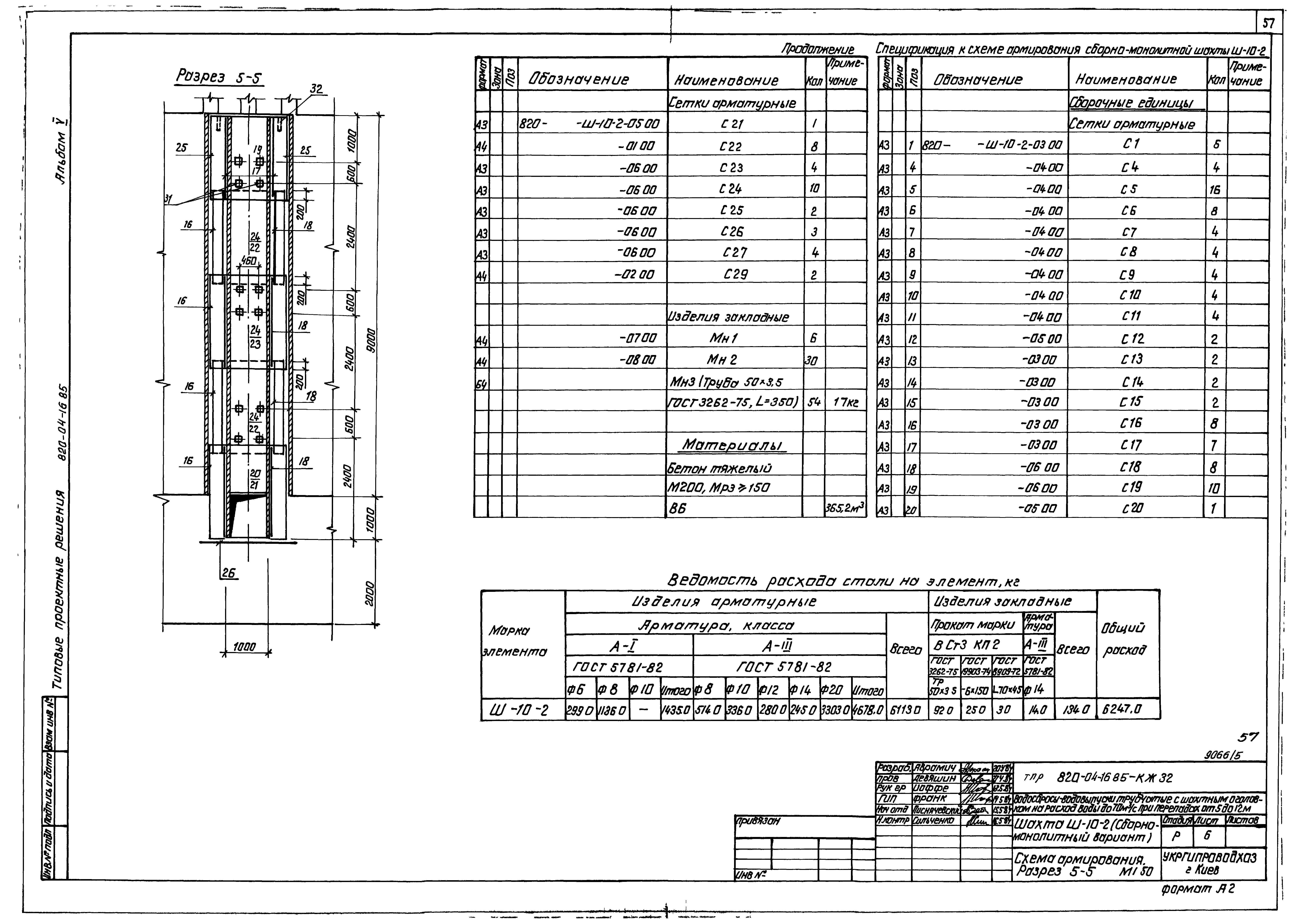 Типовые проектные решения 820-04-16.85