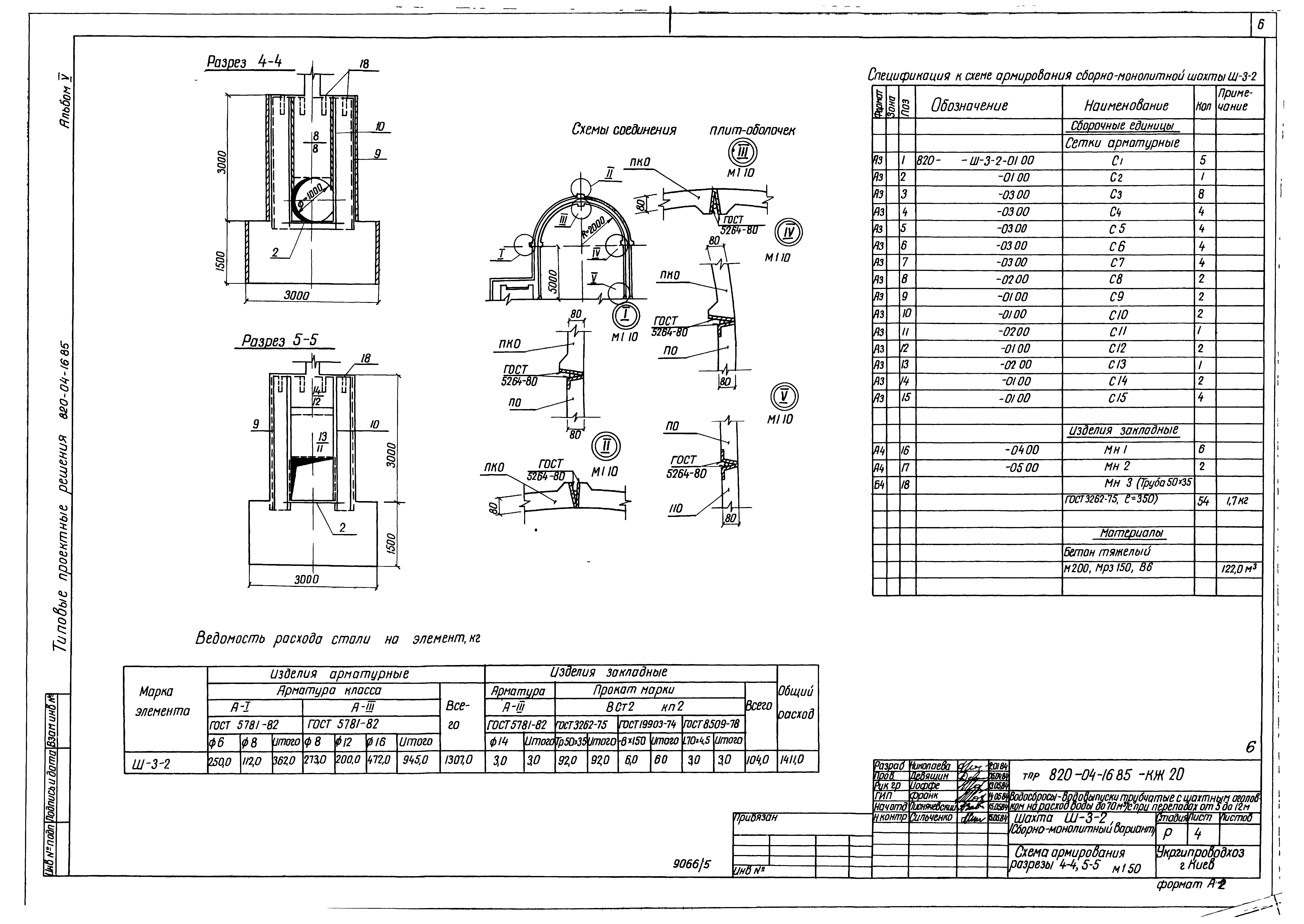 Типовые проектные решения 820-04-16.85