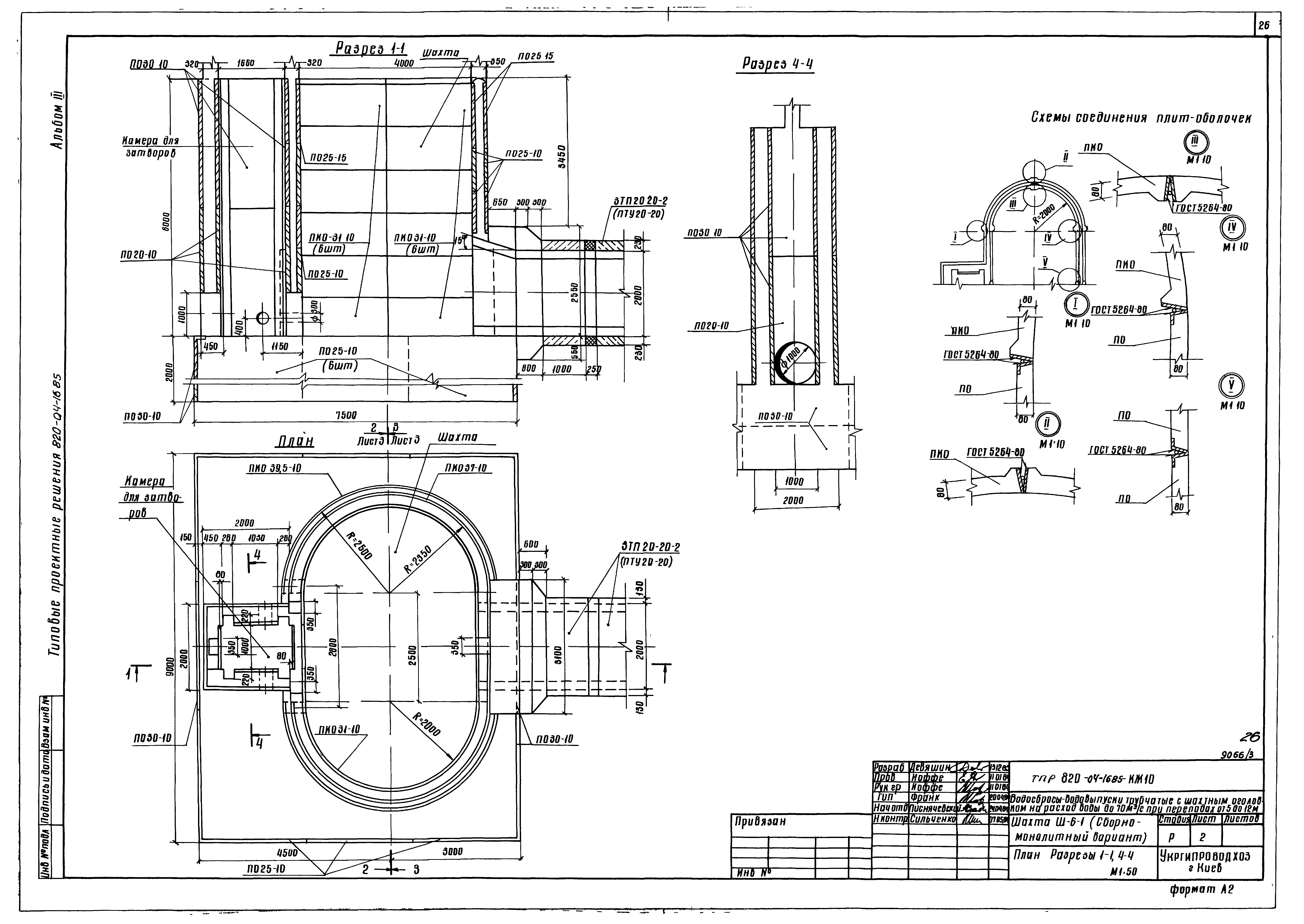 Типовые проектные решения 820-04-16.85
