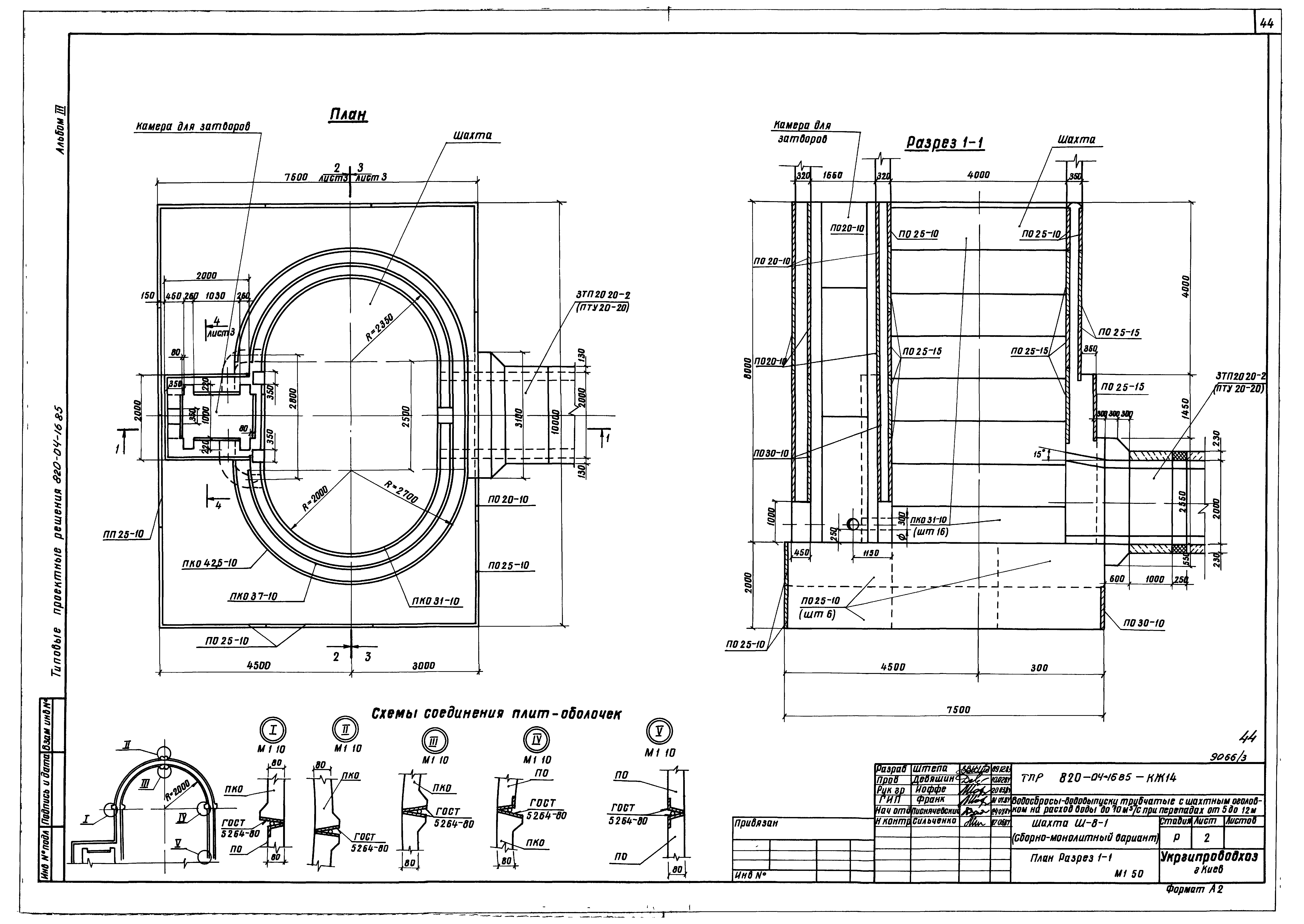 Типовые проектные решения 820-04-16.85