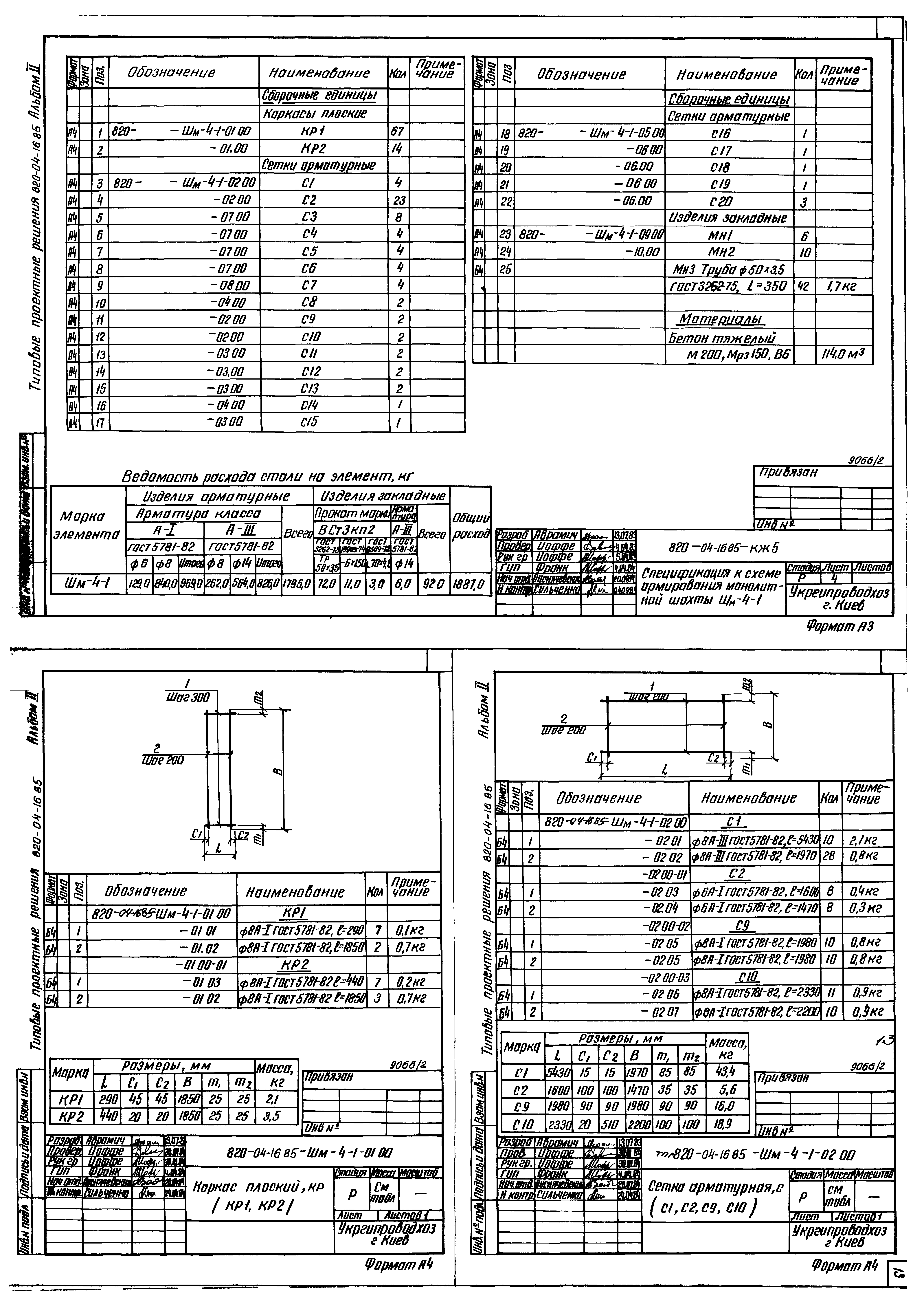 Типовые проектные решения 820-04-16.85