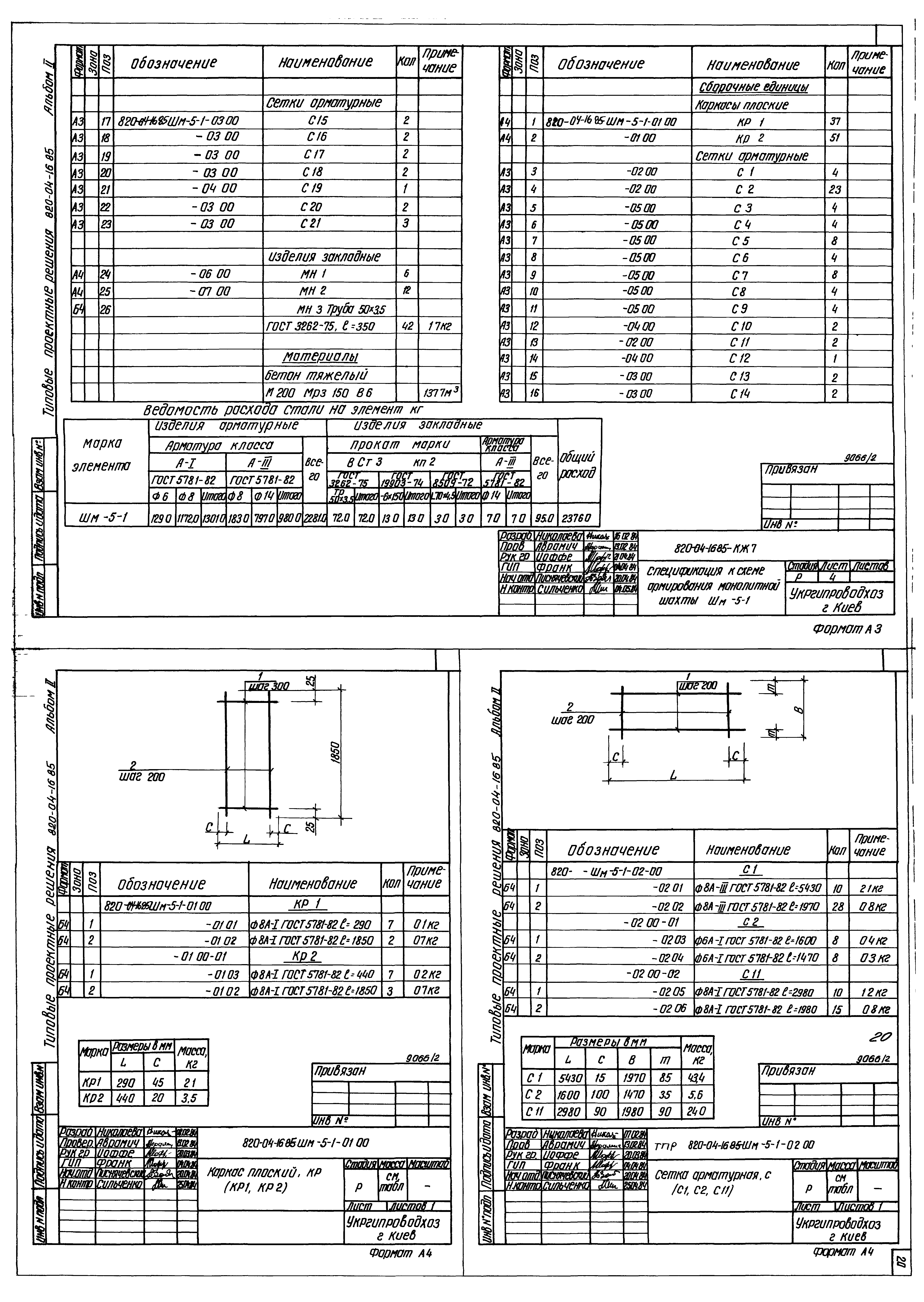 Типовые проектные решения 820-04-16.85