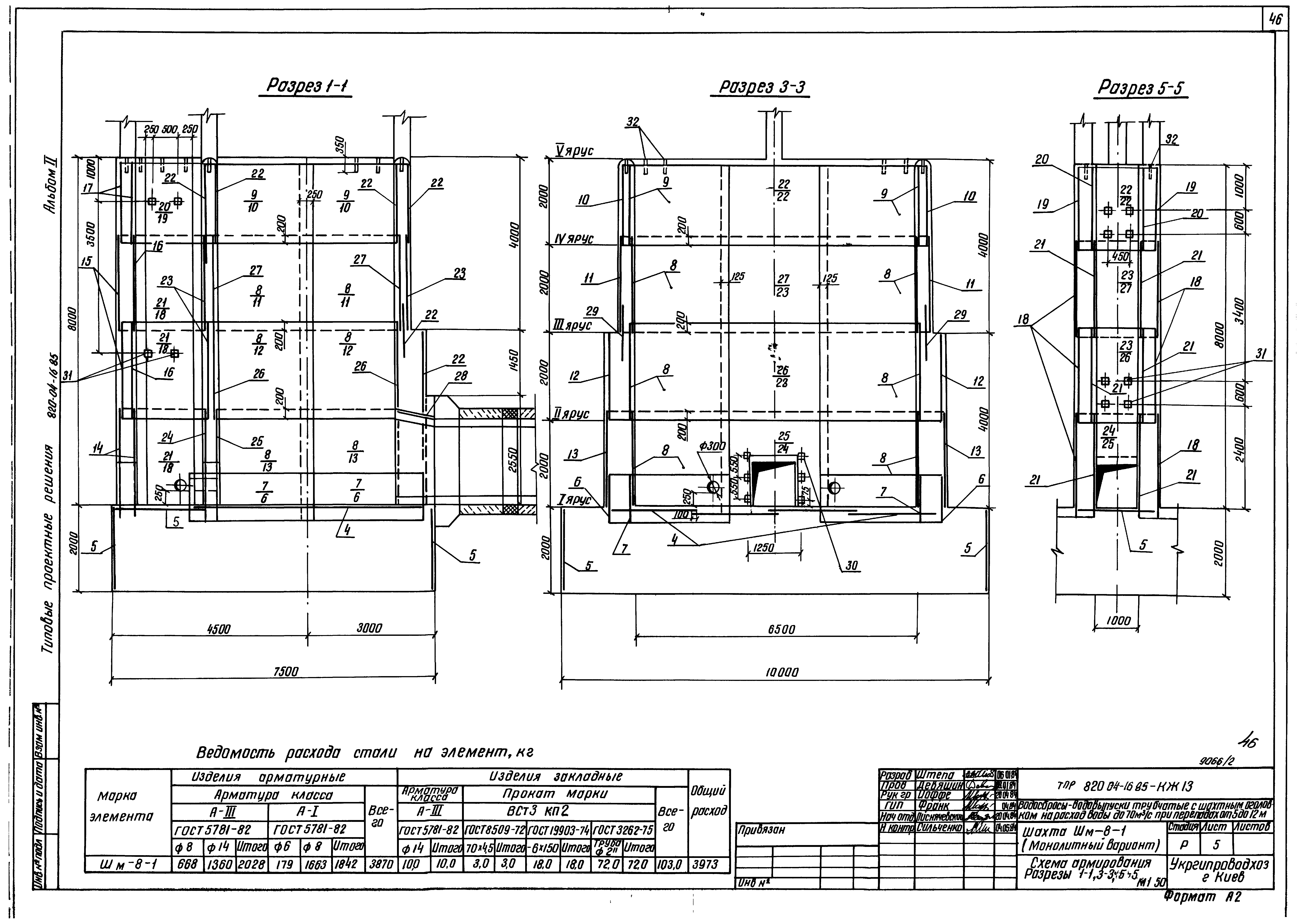Типовые проектные решения 820-04-16.85