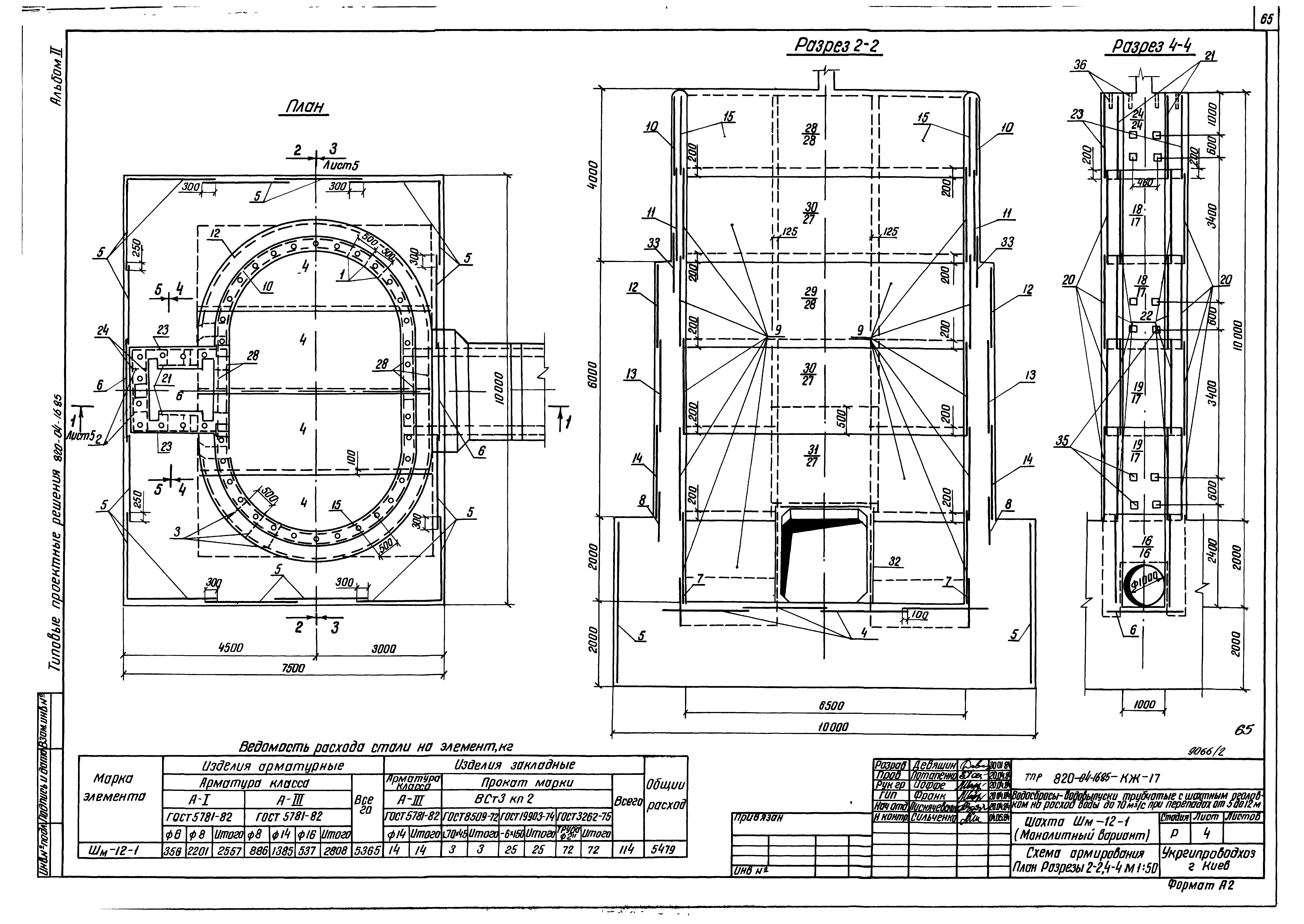 Типовые проектные решения 820-04-16.85