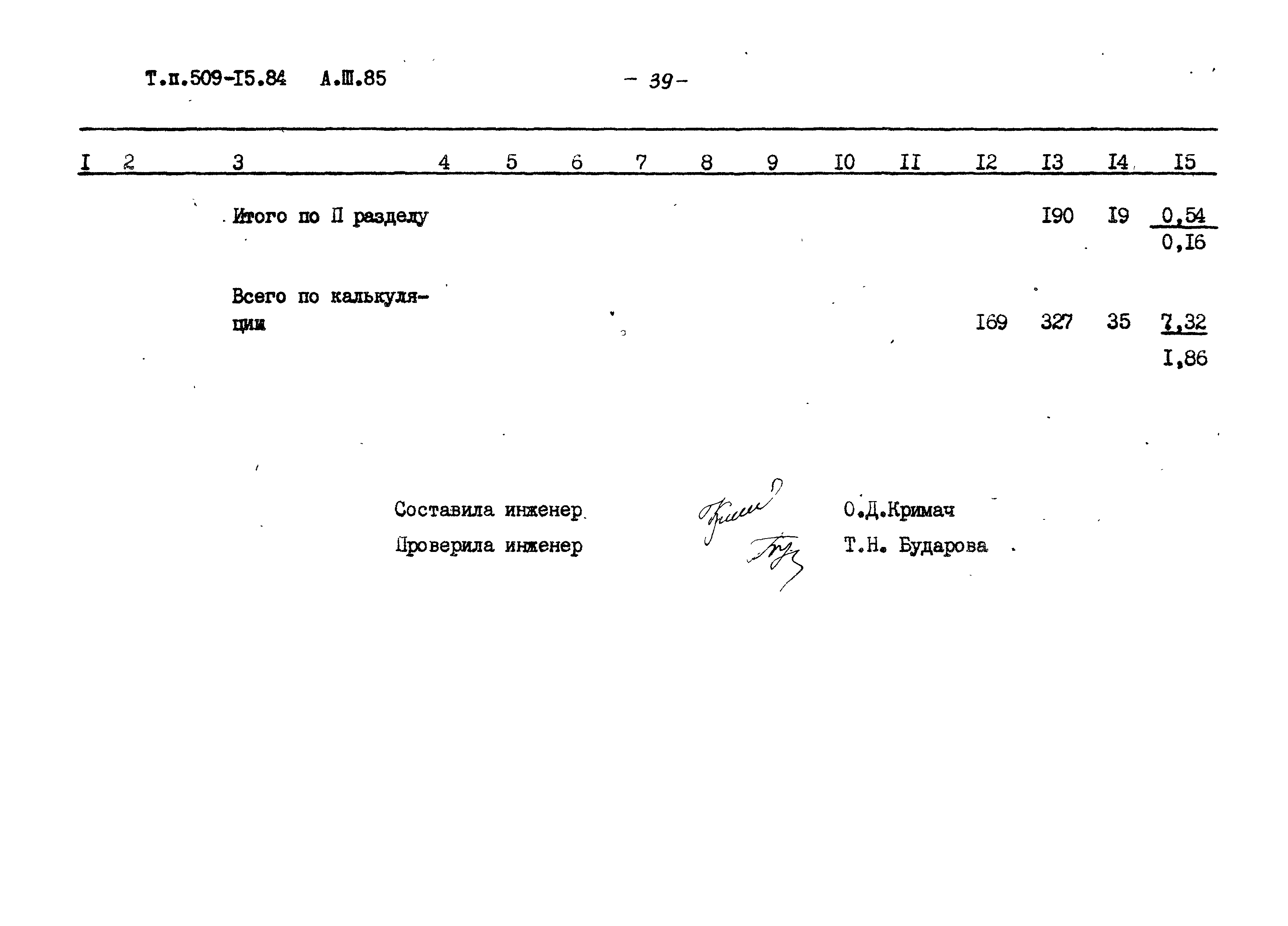 Типовой проект 509-15.84