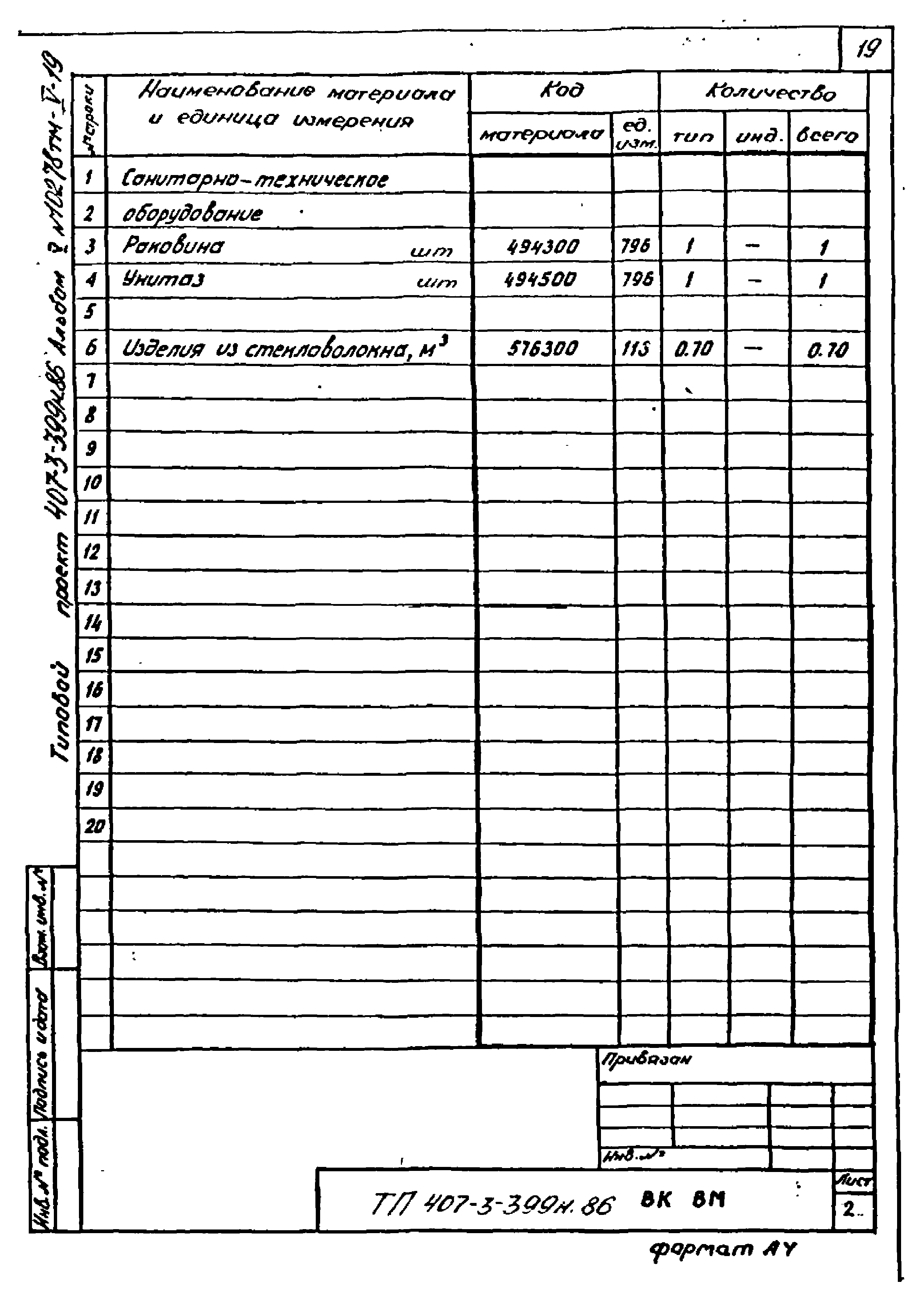 Типовой проект 407-3-399м.86