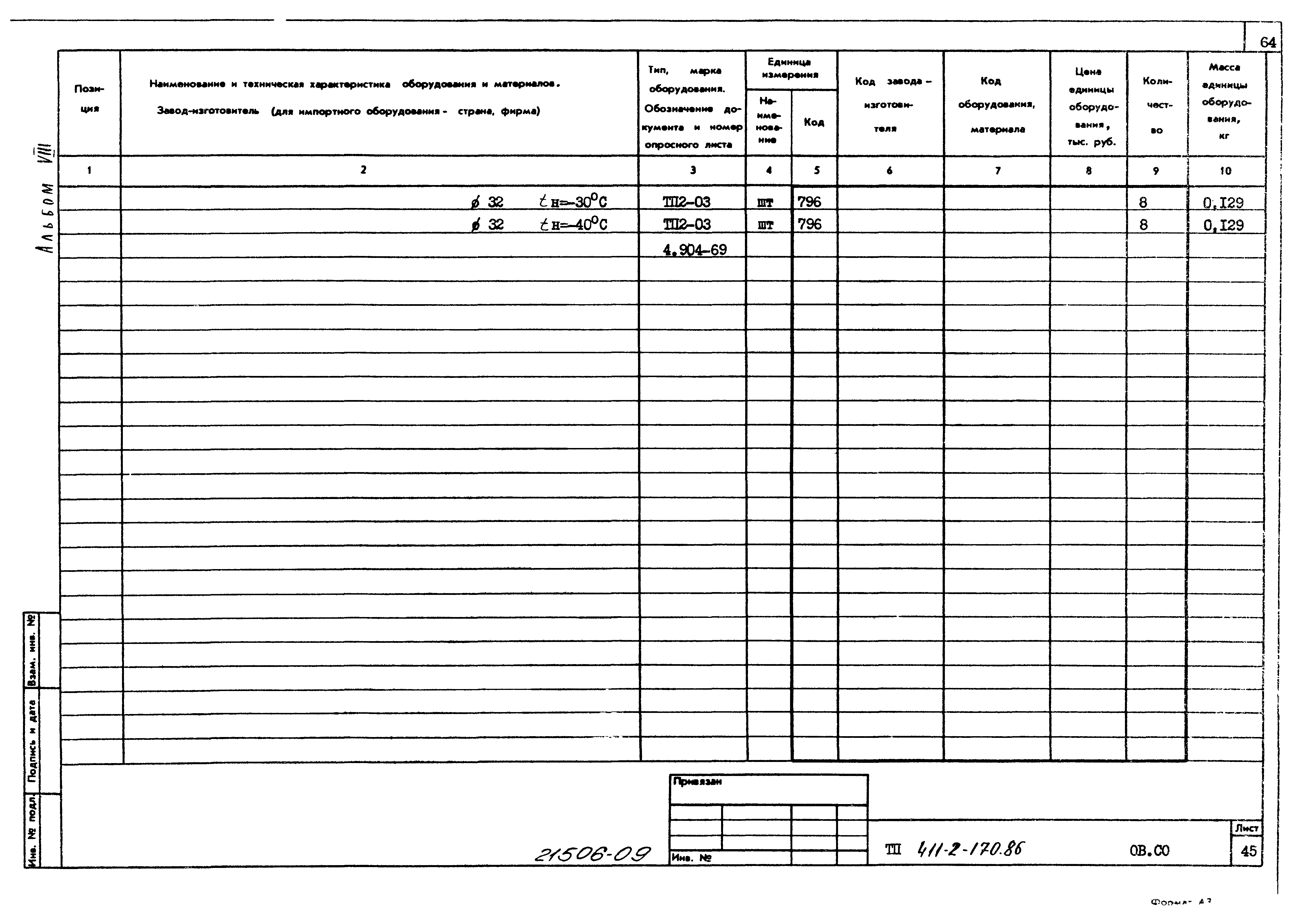 Типовой проект 411-2-170.86