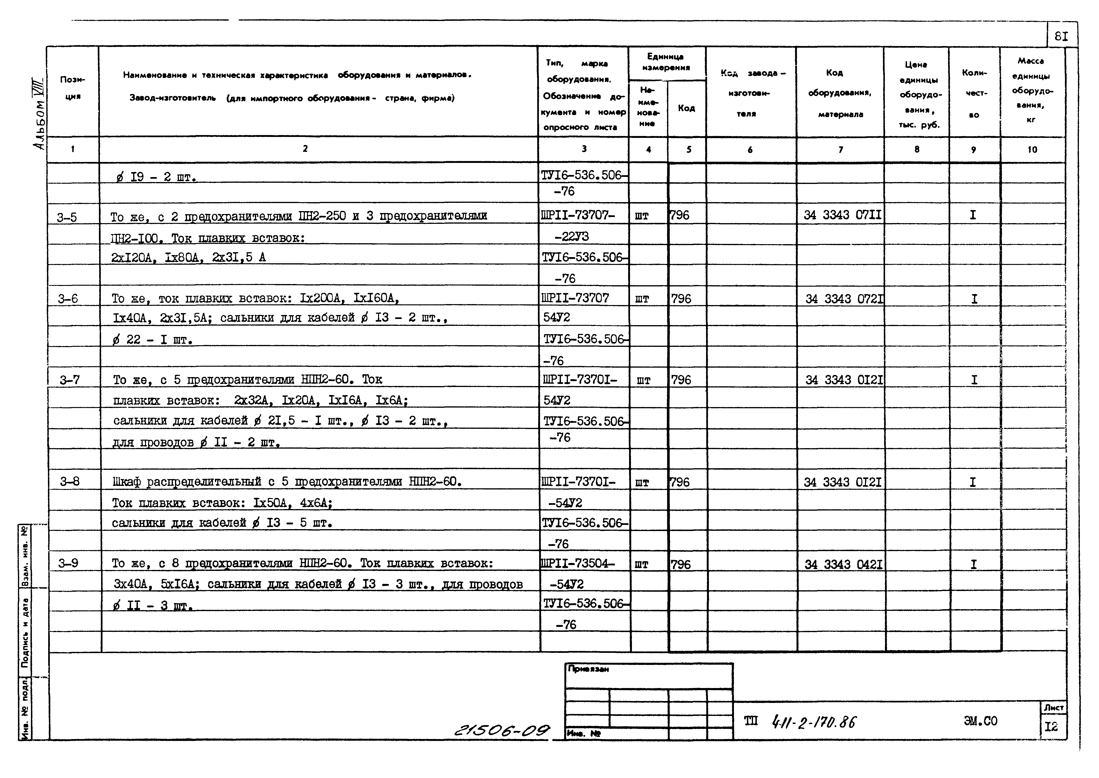 Типовой проект 411-2-170.86