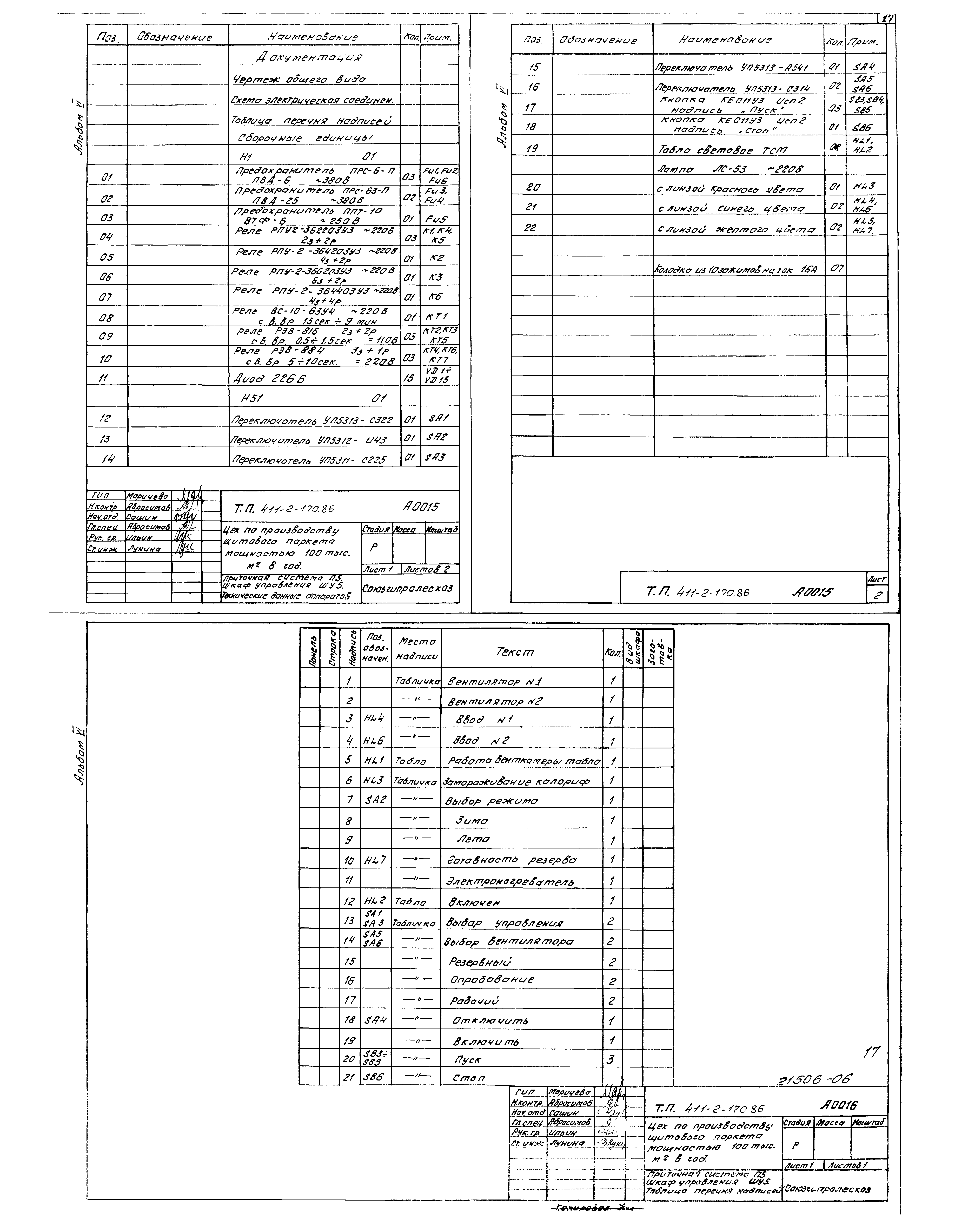 Типовой проект 411-2-170.86