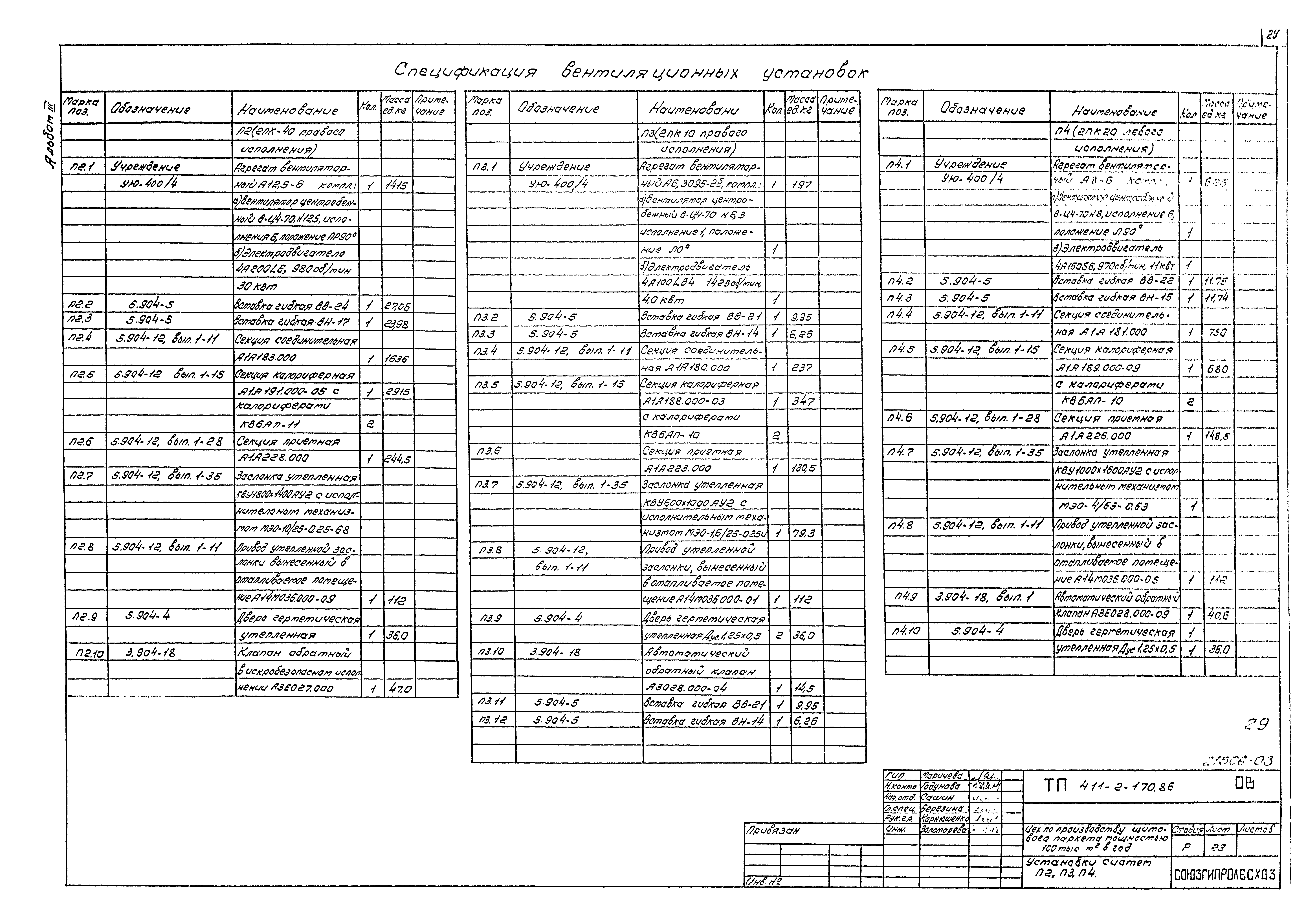 Типовой проект 411-2-170.86