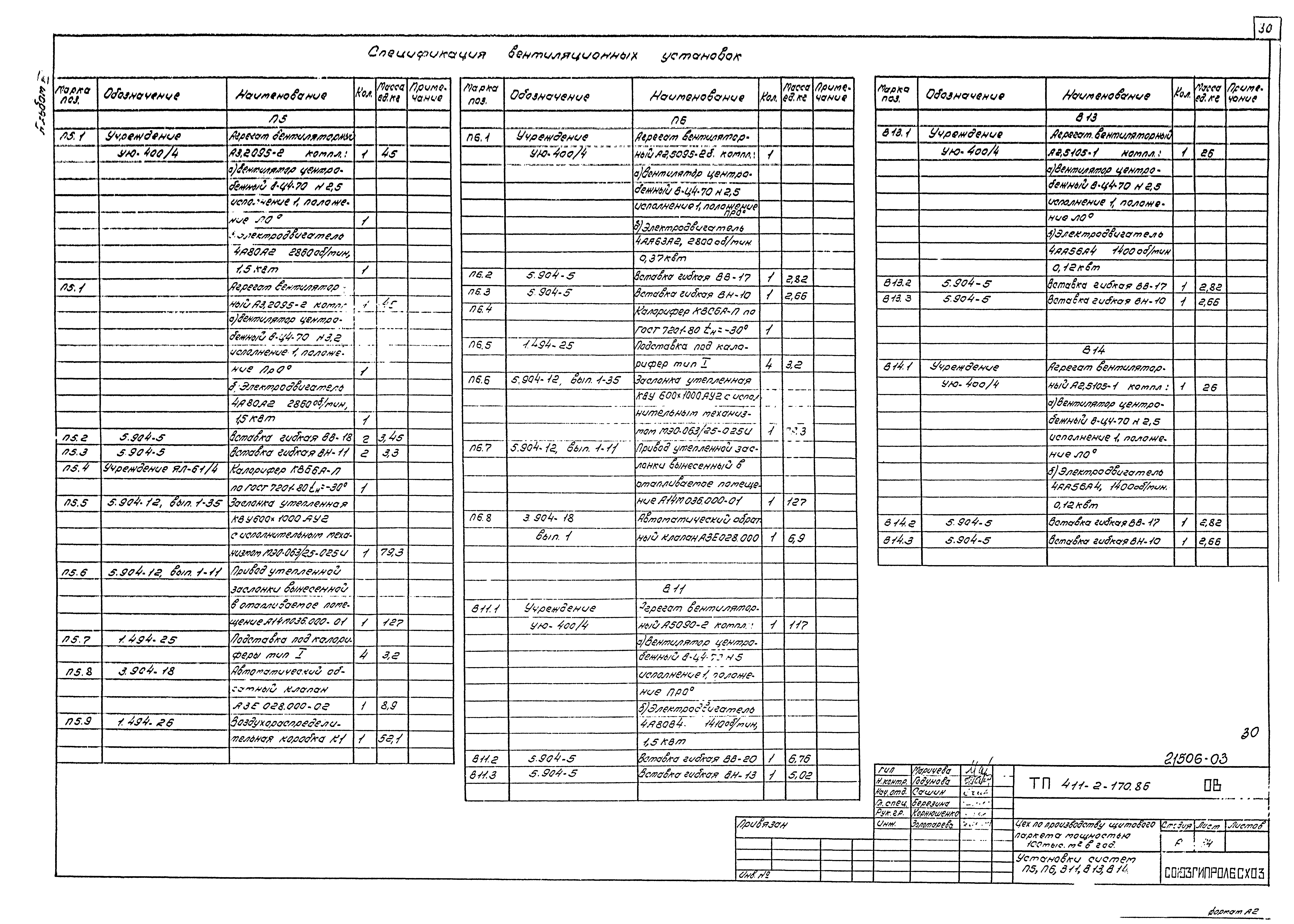 Типовой проект 411-2-170.86