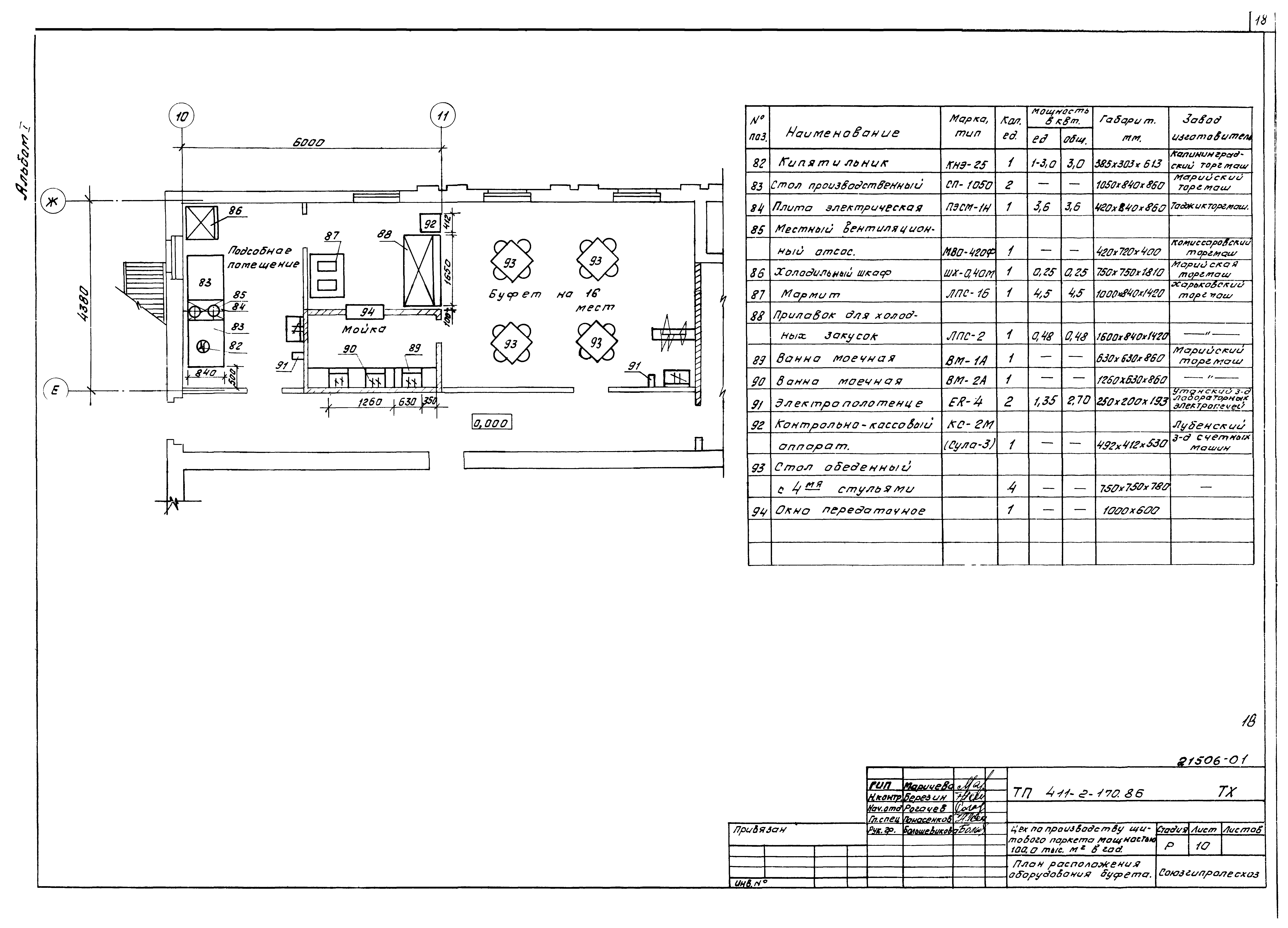 Типовой проект 411-2-170.86