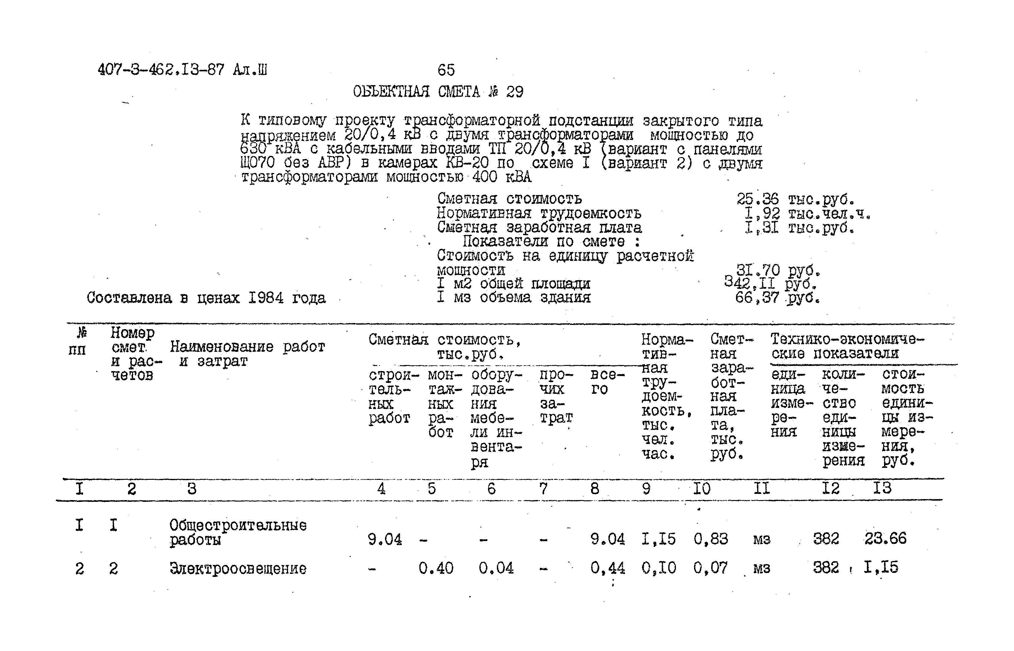 Типовой проект 407-3-462.13.87