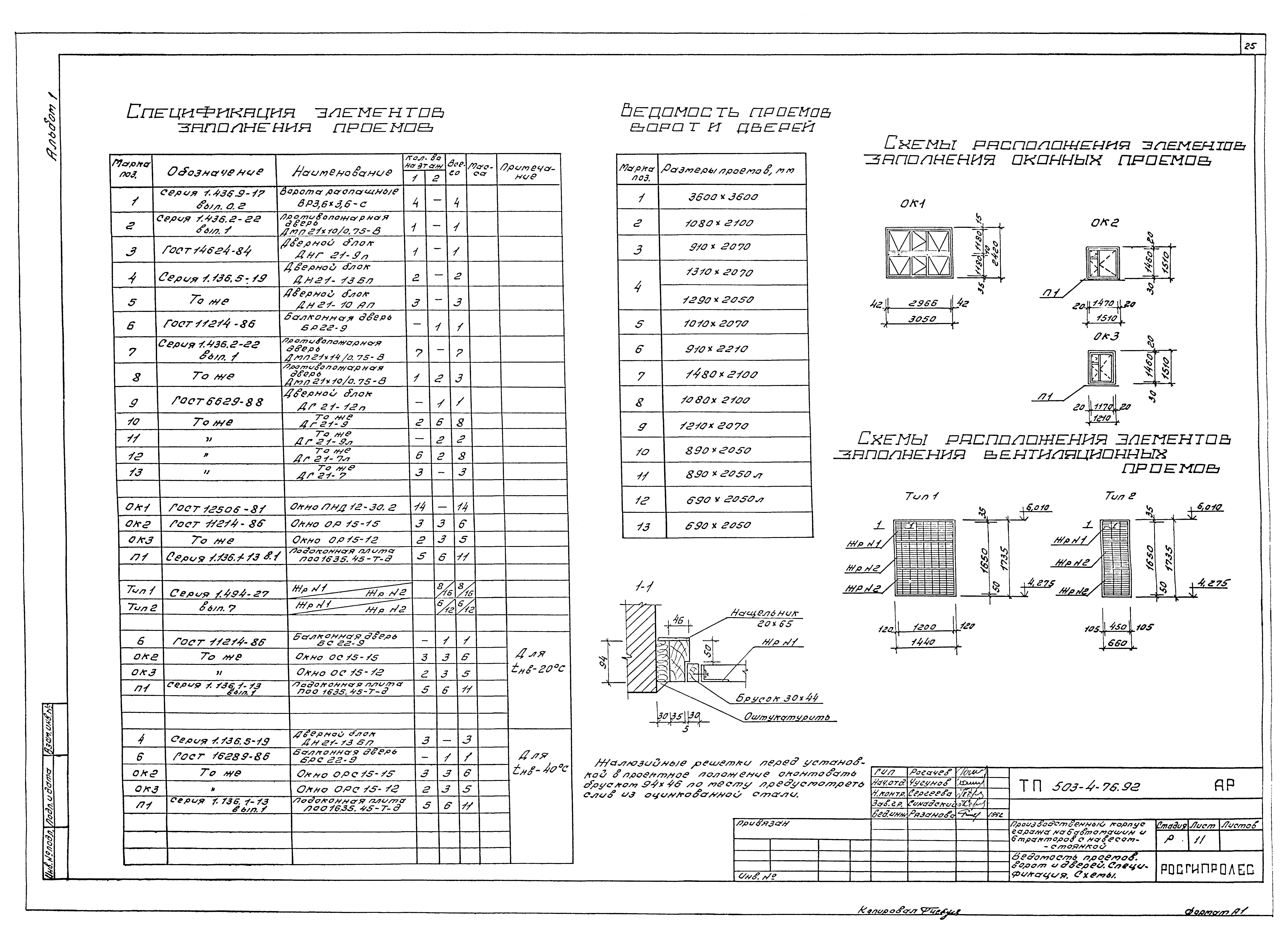Типовой проект 503-4-76.92