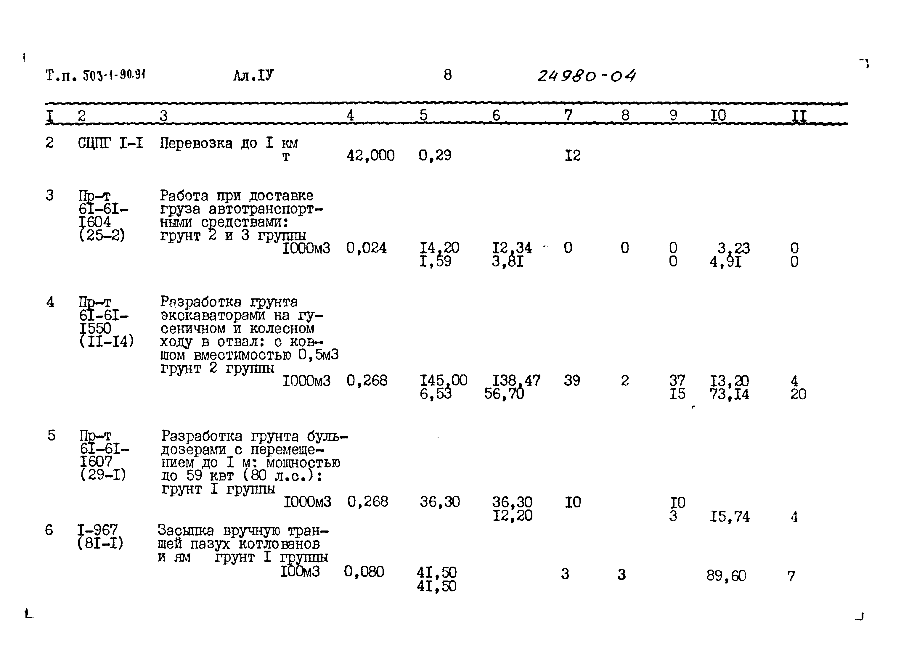 Типовой проект 503-1-90.91