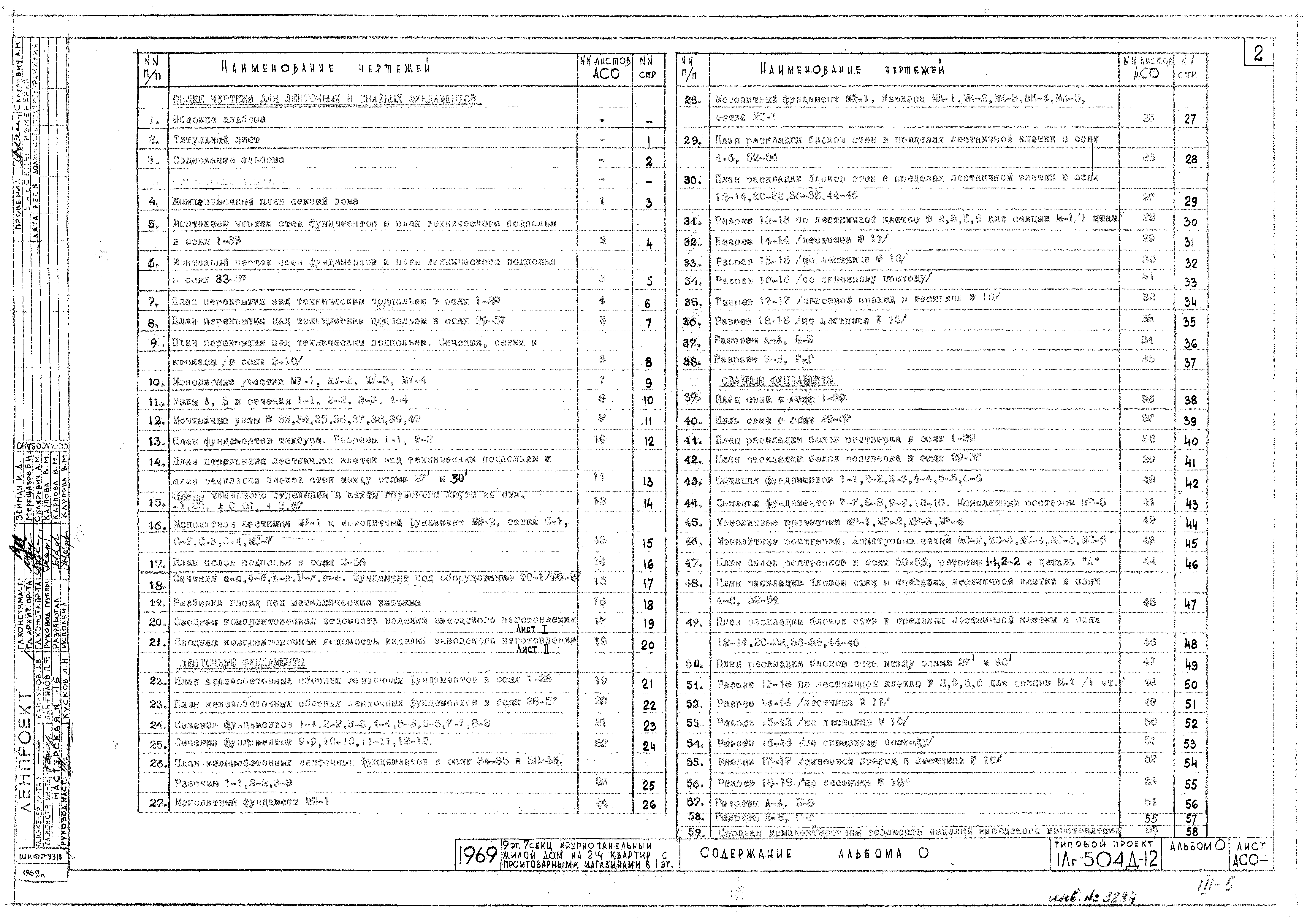 Типовой проект 1Лг-504Д-12