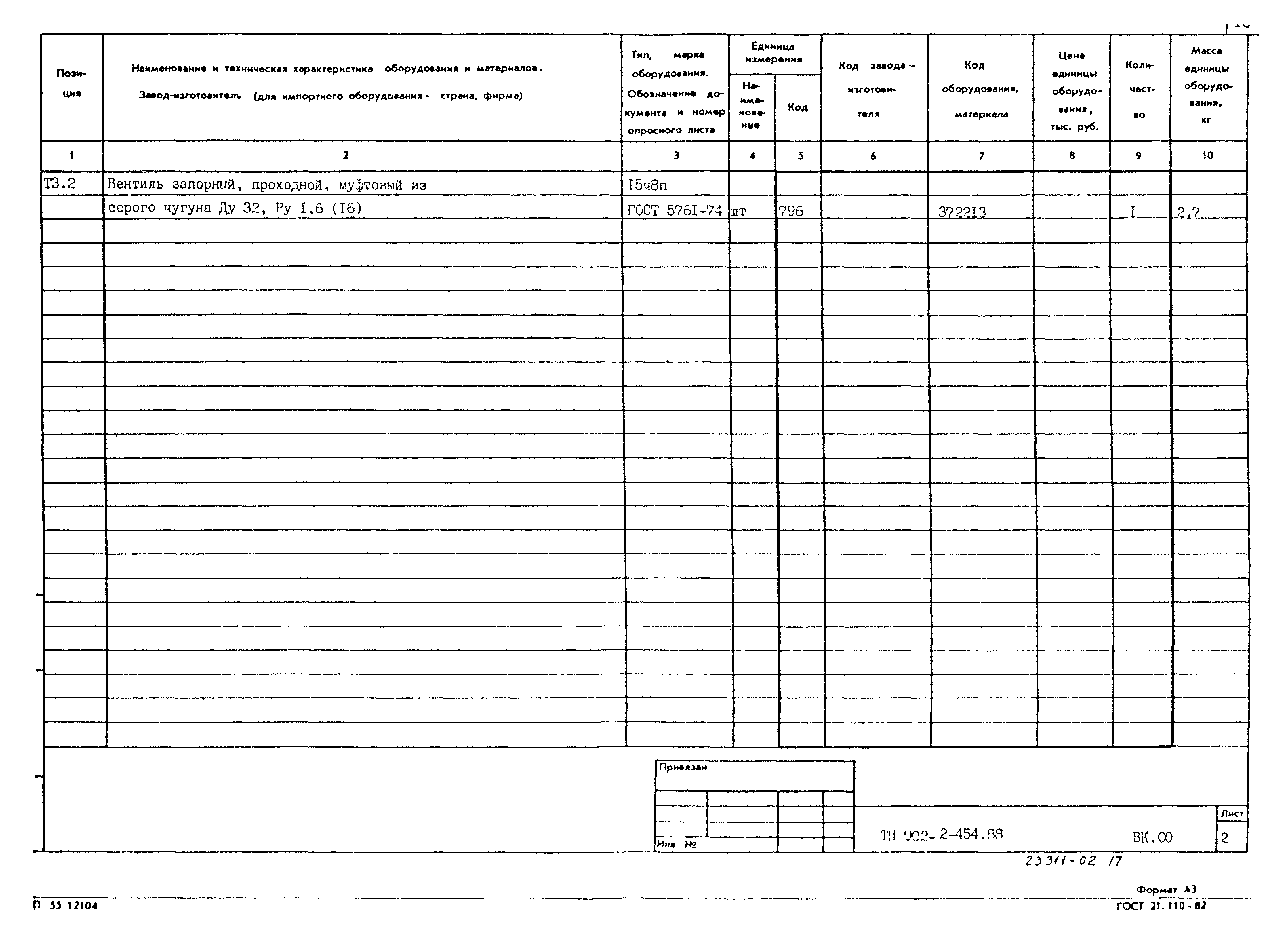 Типовой проект 902-2-454.88