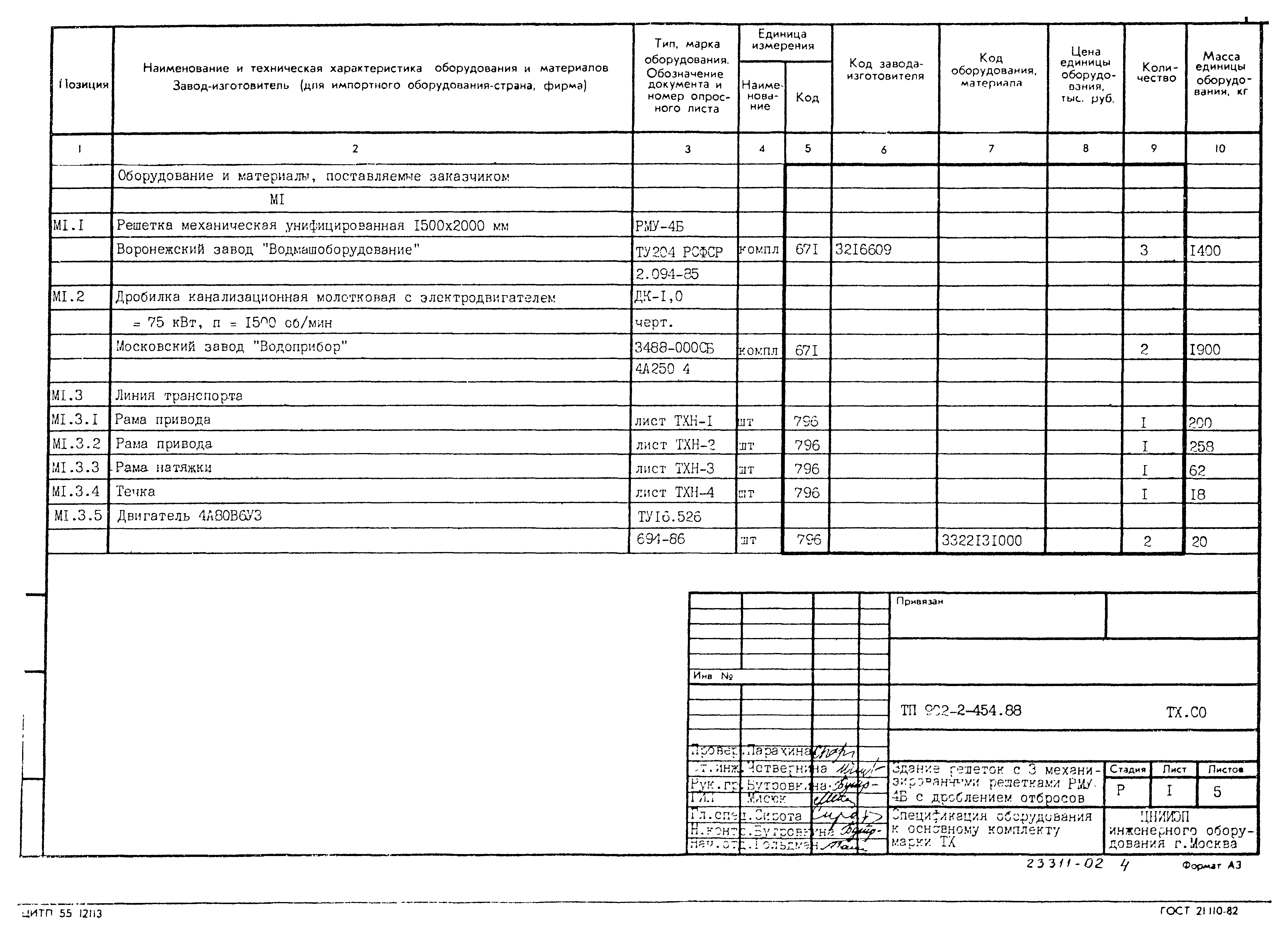 Типовой проект 902-2-454.88