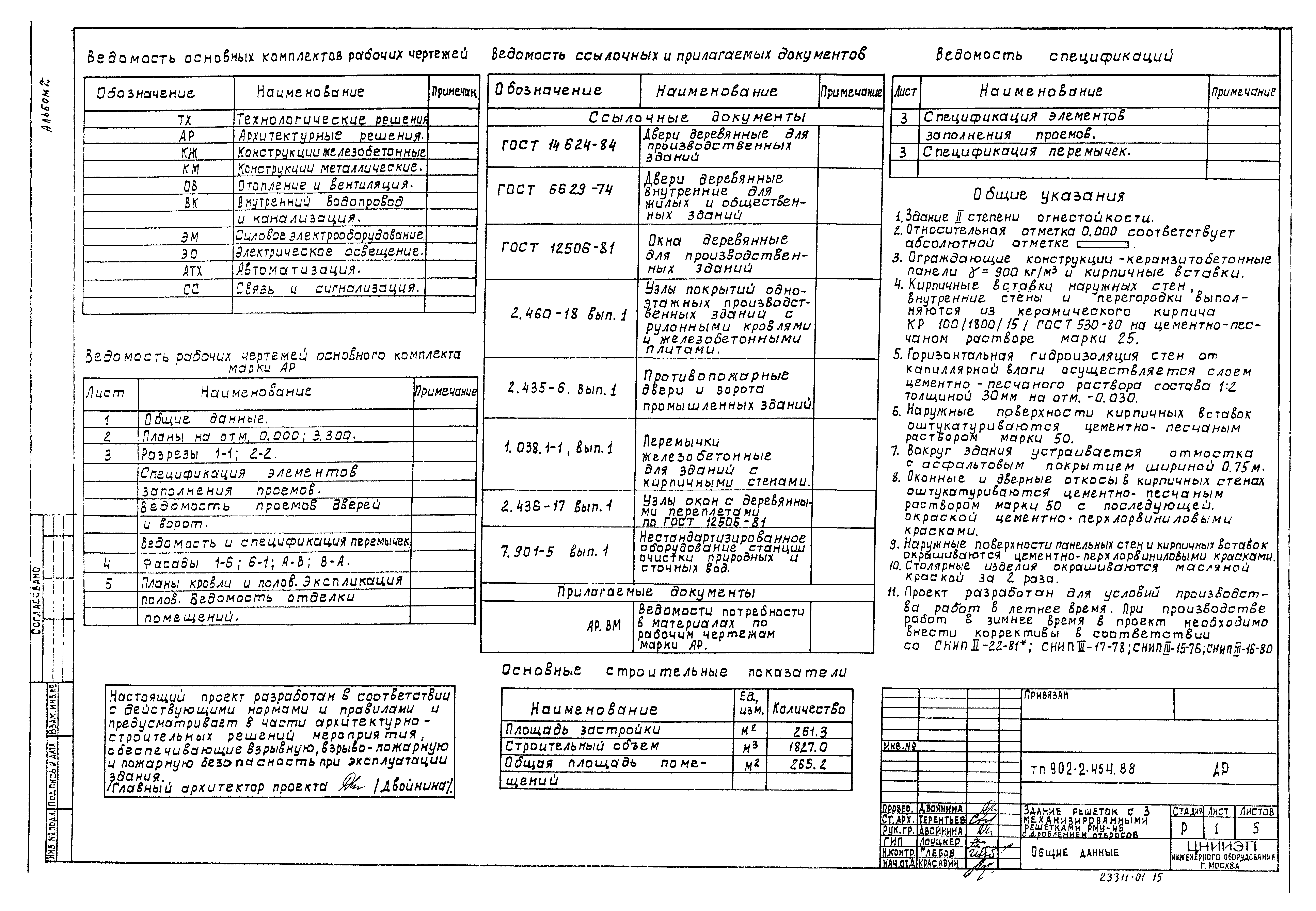 Типовой проект 902-2-454.88
