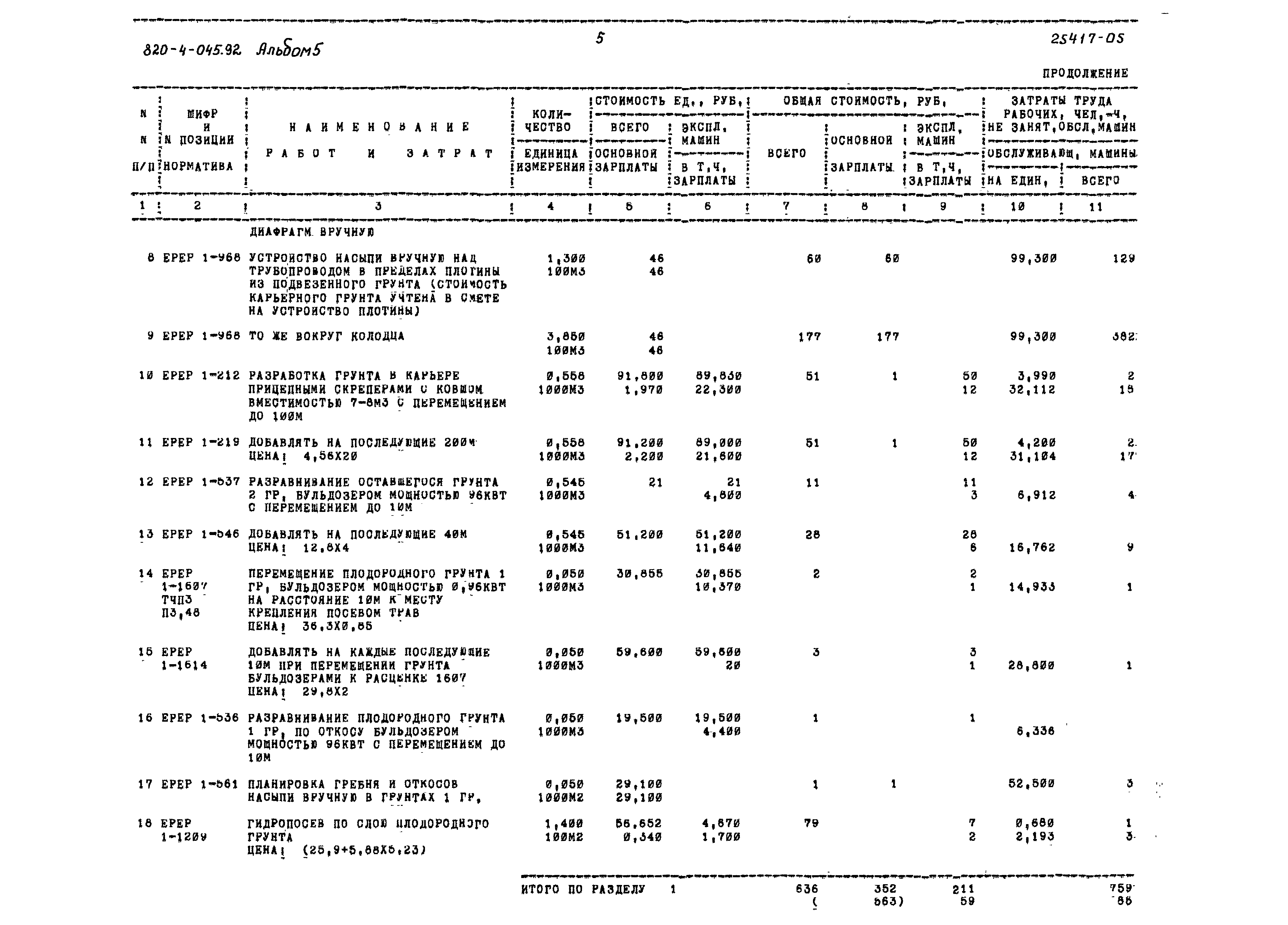 Типовые проектные решения 820-4-045.92