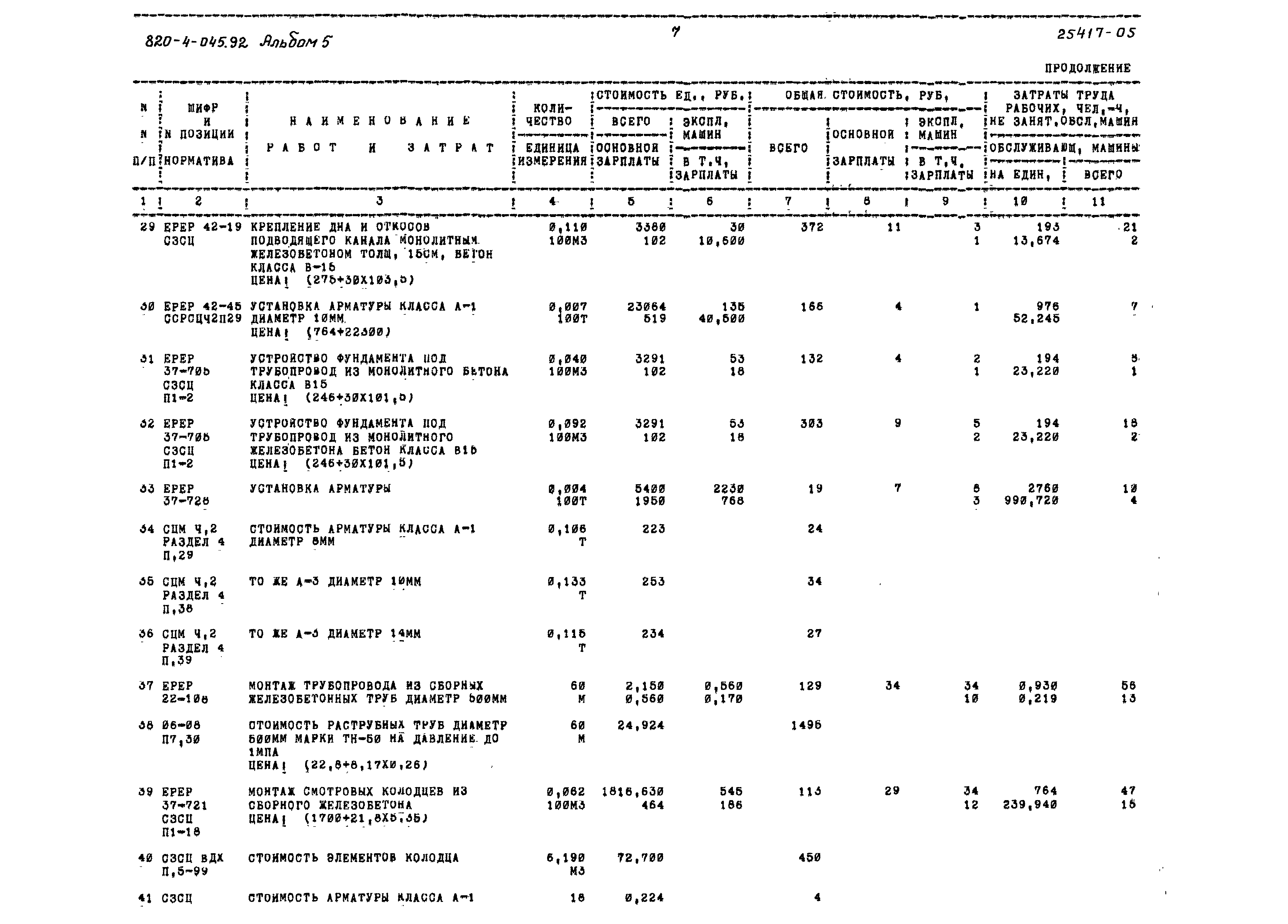 Типовые проектные решения 820-4-045.92