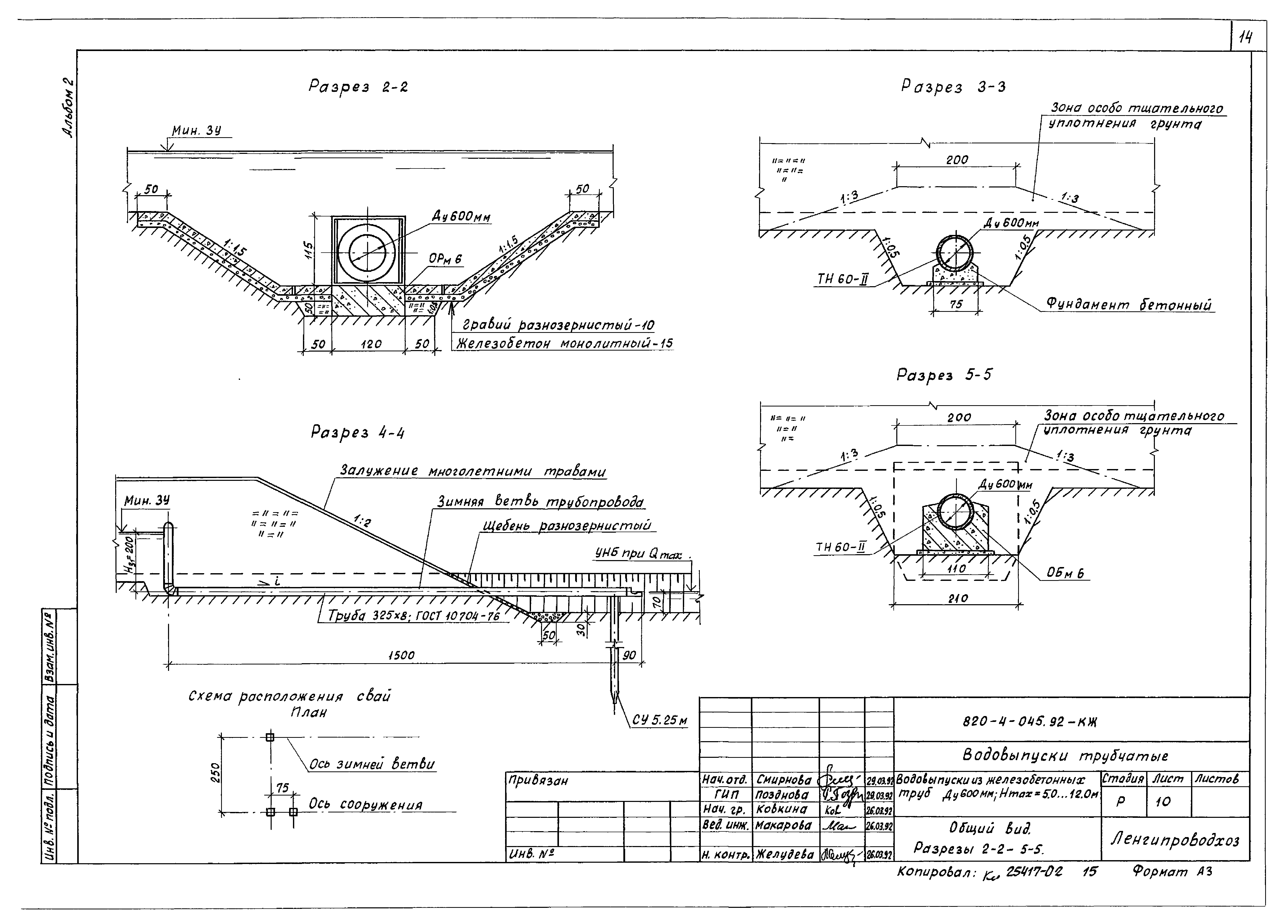 Типовые проектные решения 820-4-045.92