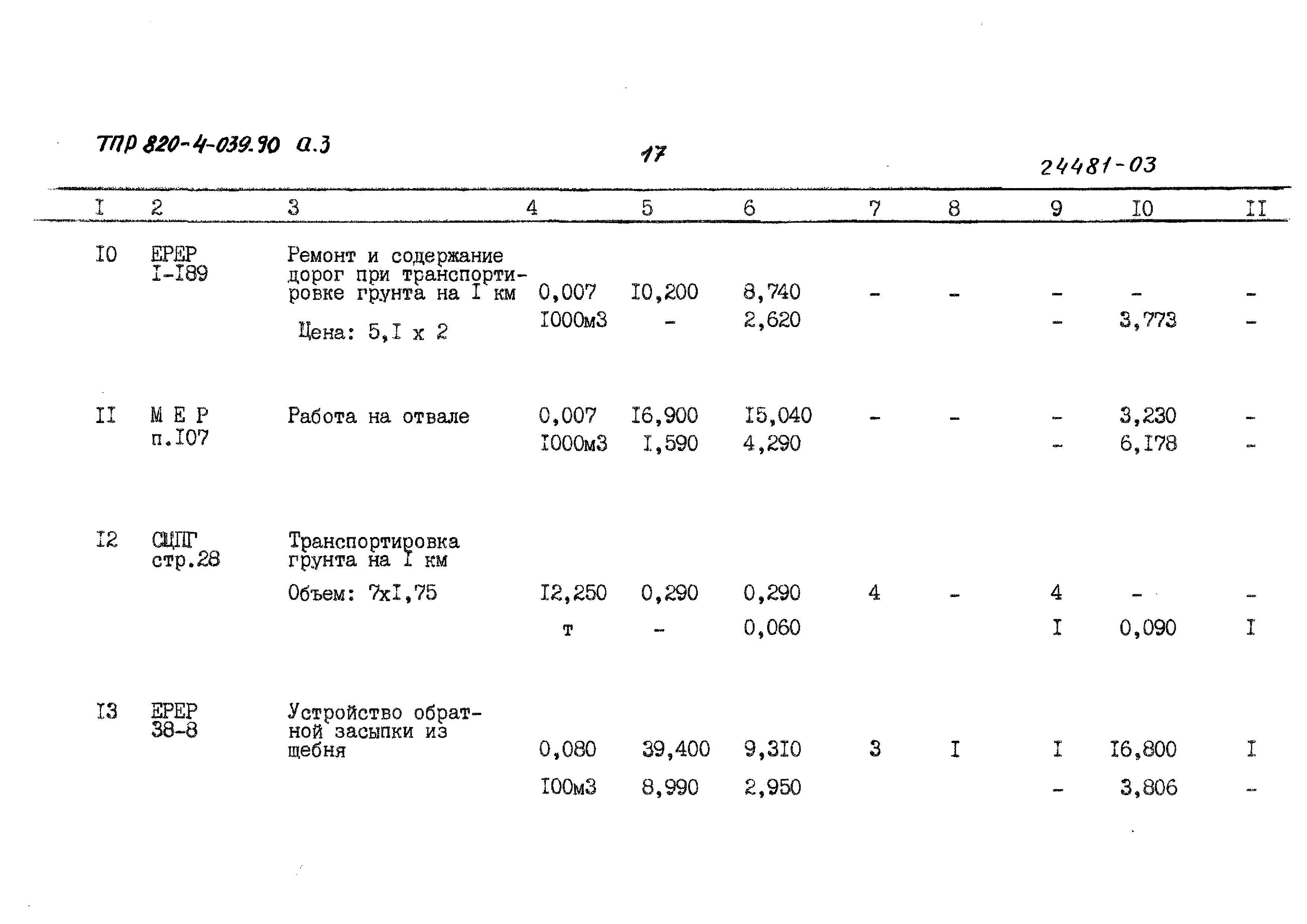 Типовые проектные решения 820-4-039.90
