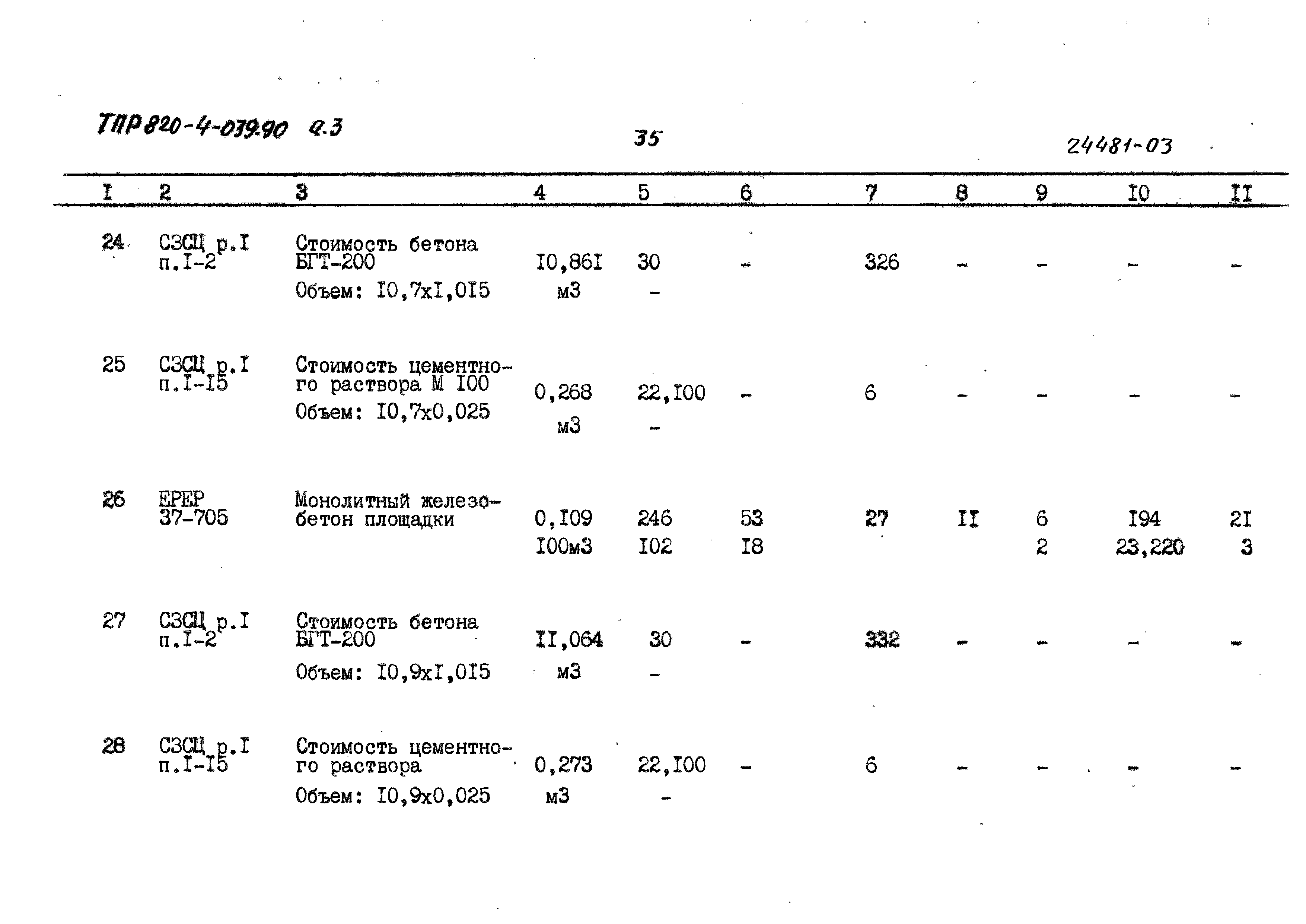 Типовые проектные решения 820-4-039.90