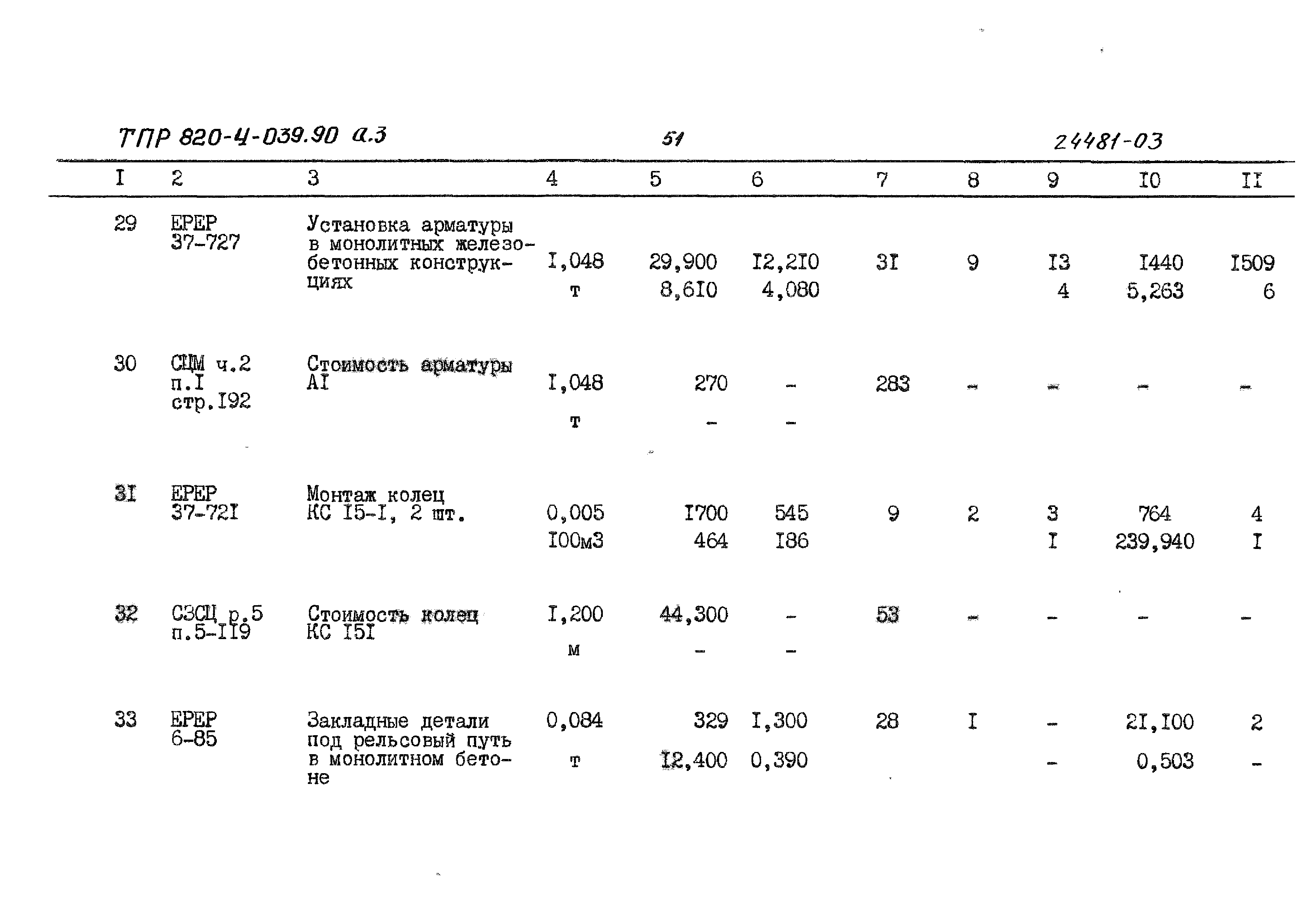 Типовые проектные решения 820-4-039.90