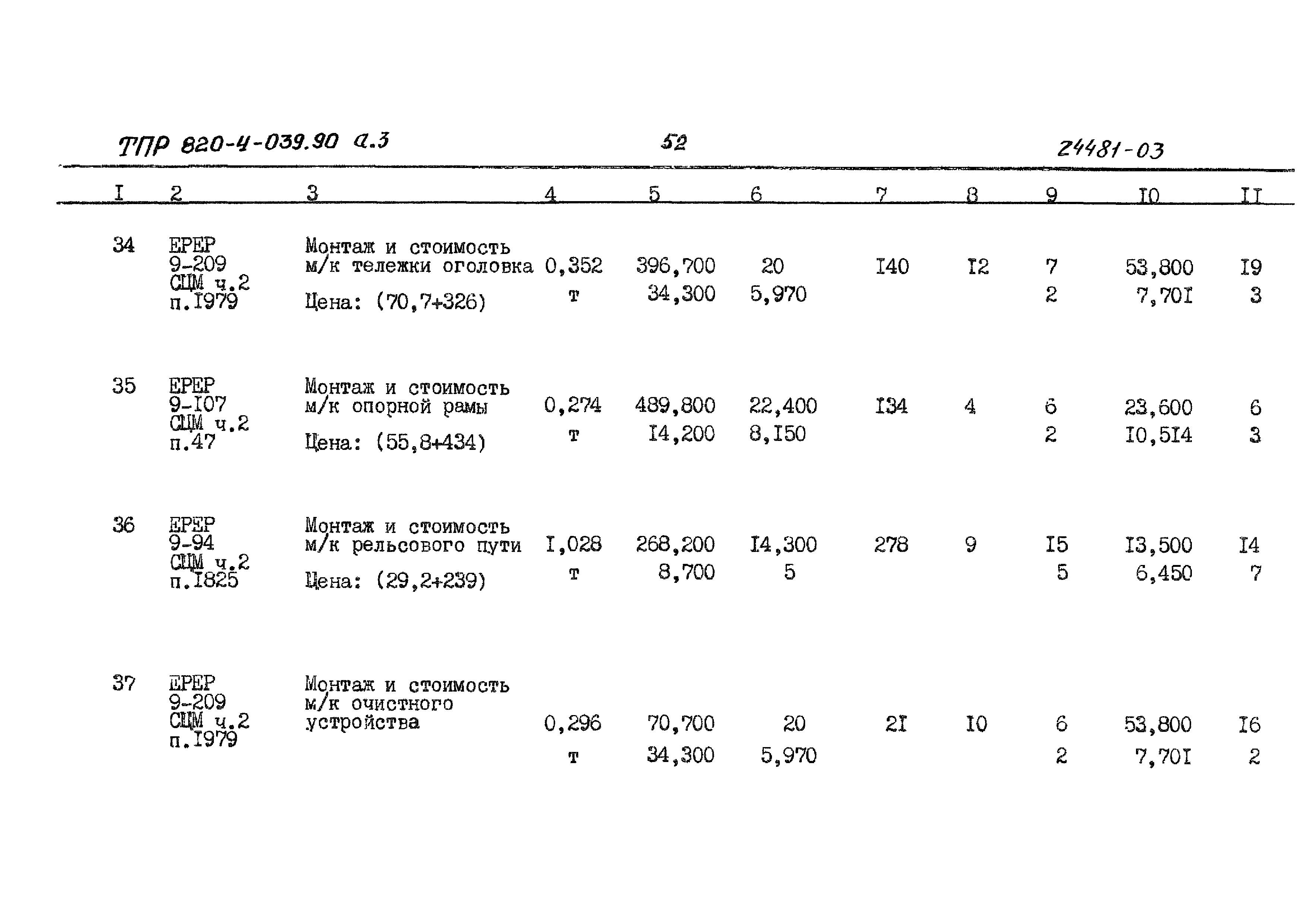 Типовые проектные решения 820-4-039.90