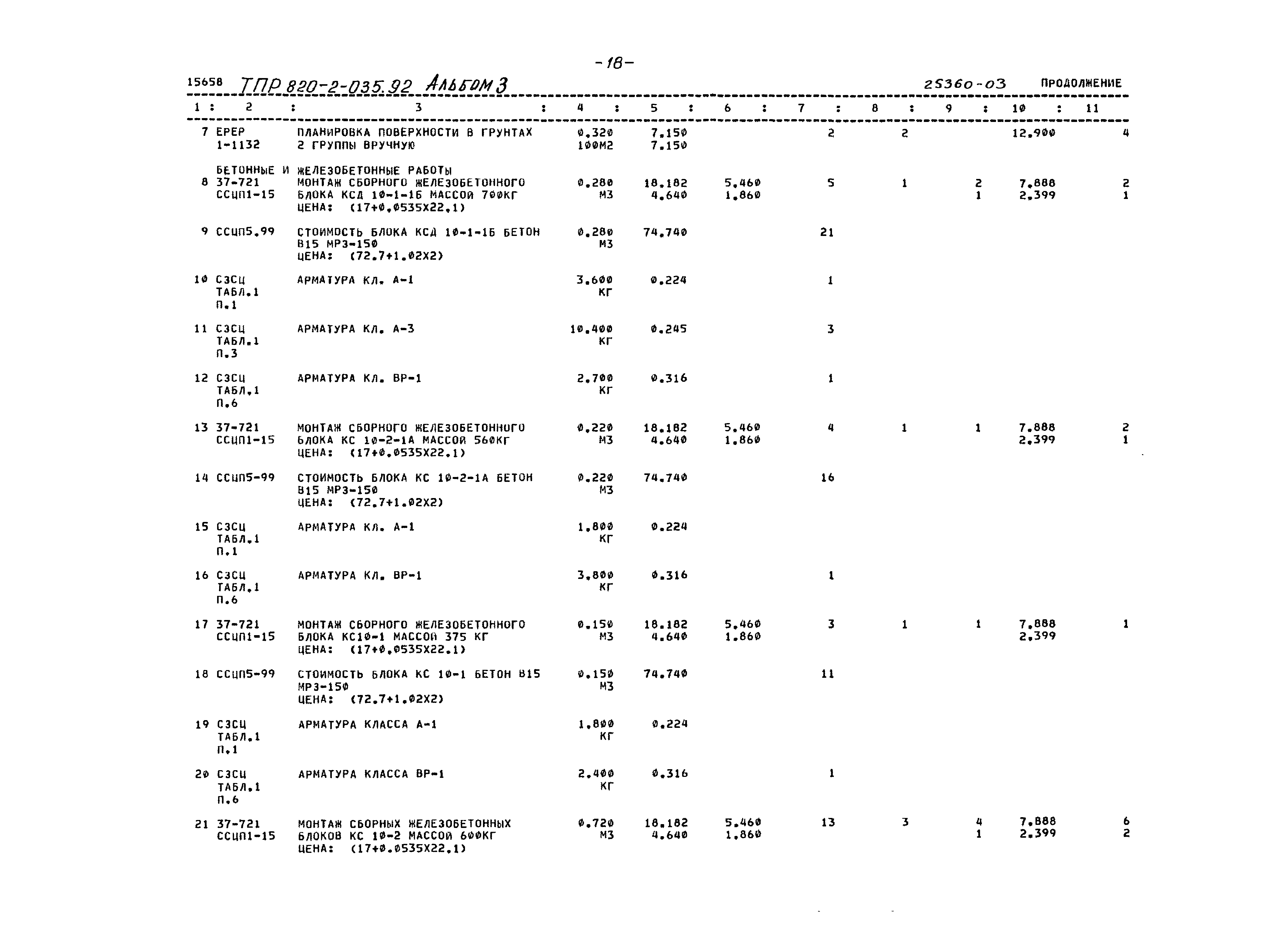 Типовые проектные решения 820-2-035.92