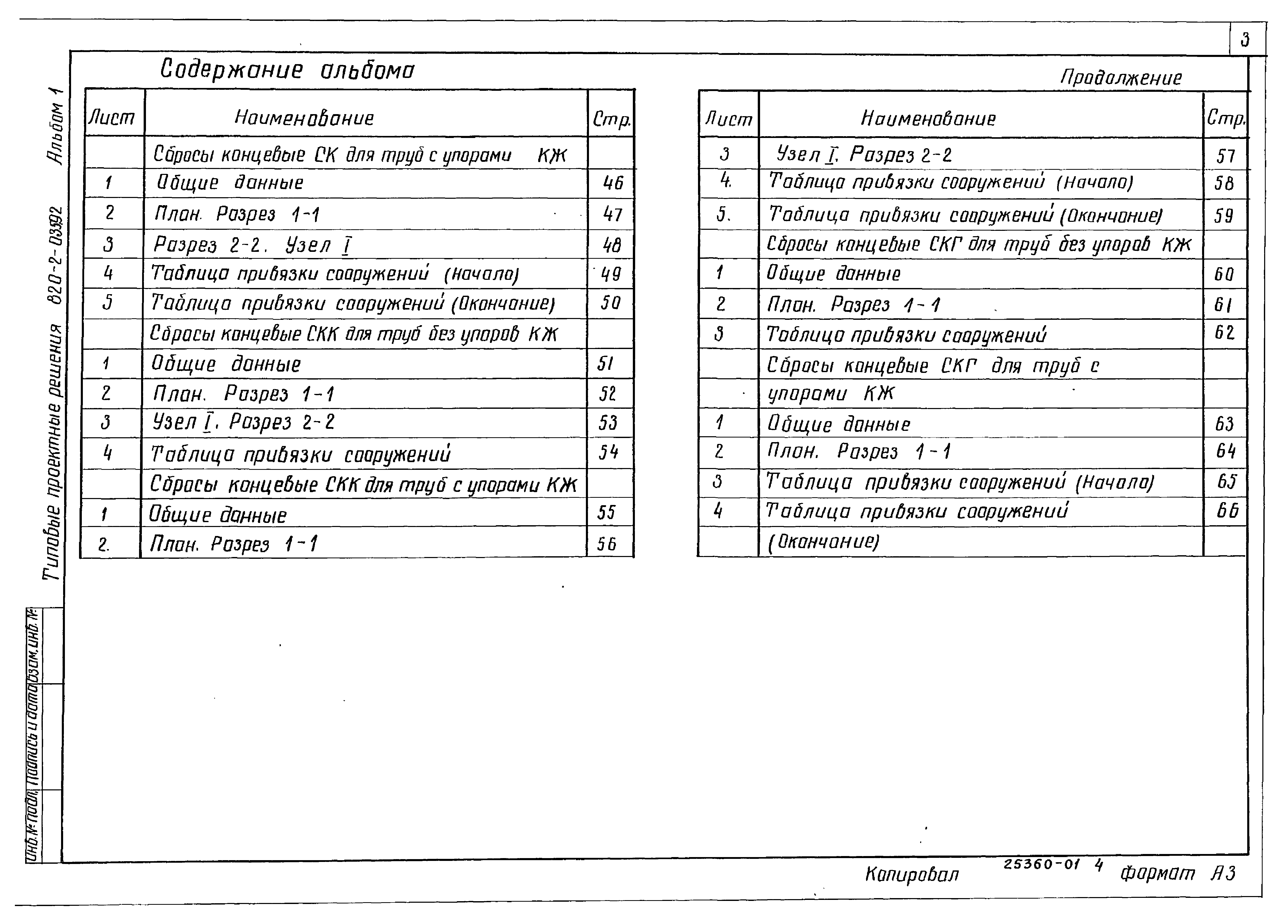 Типовые проектные решения 820-2-035.92