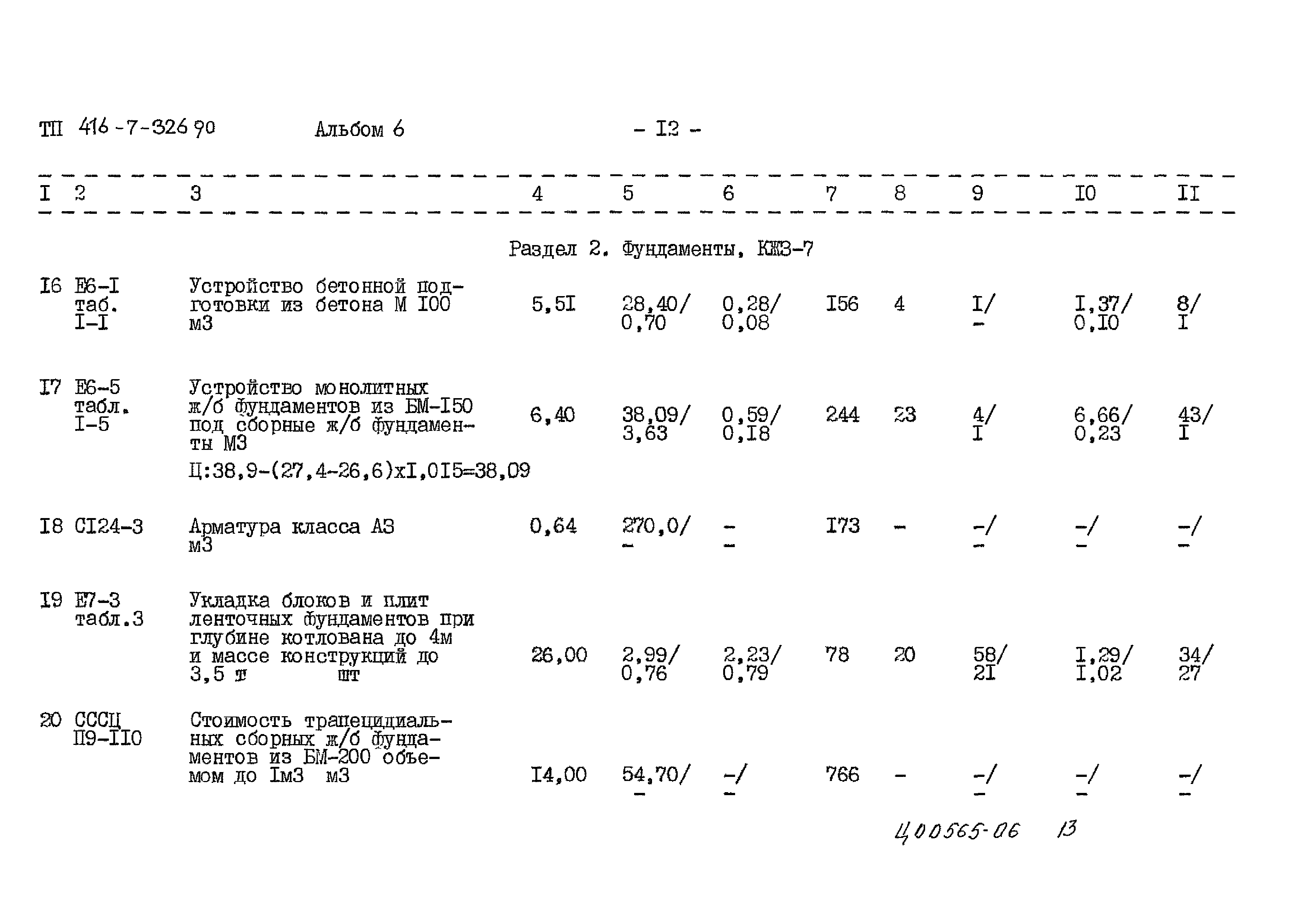 Типовой проект 416-7-326.90