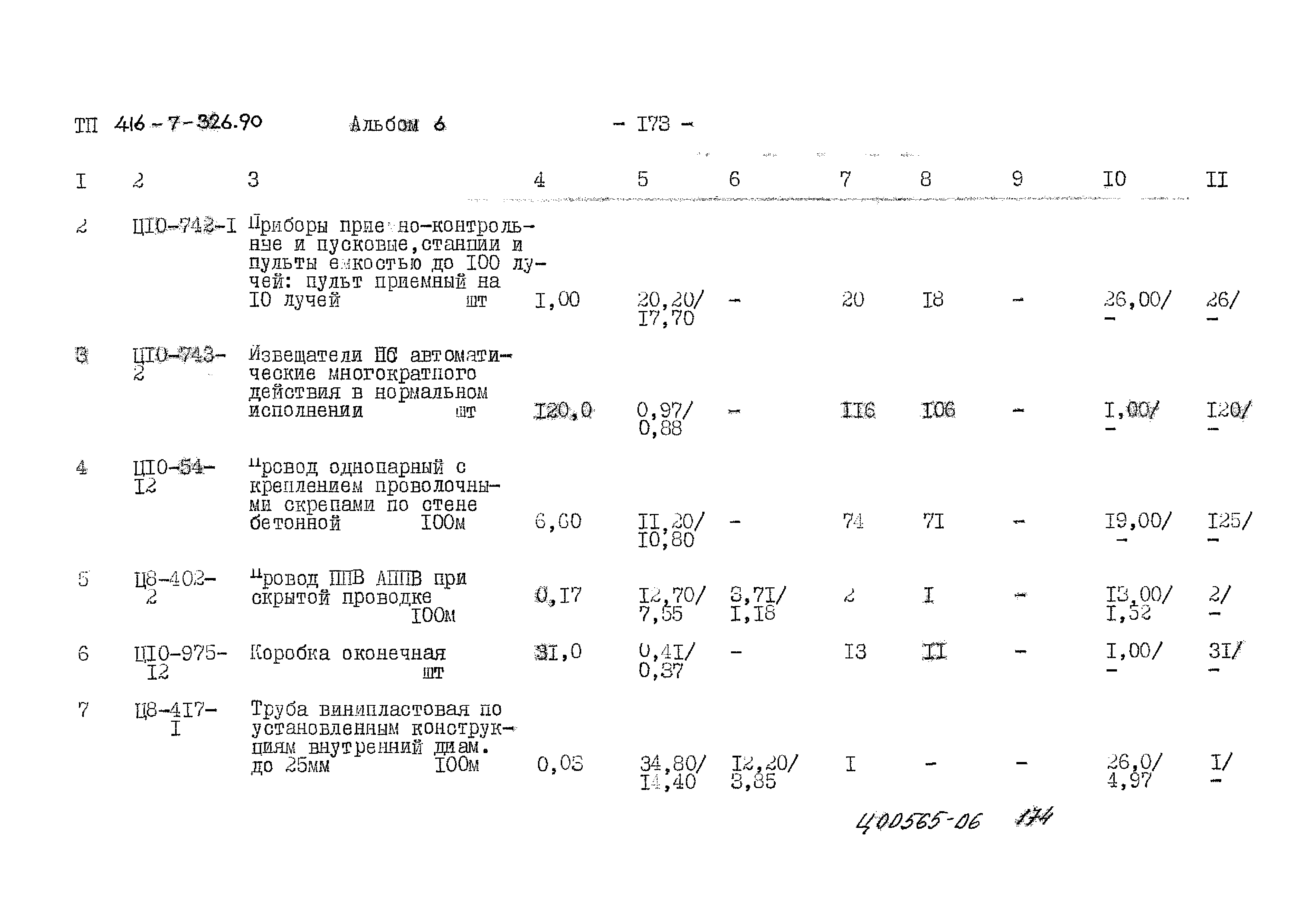 Типовой проект 416-7-326.90
