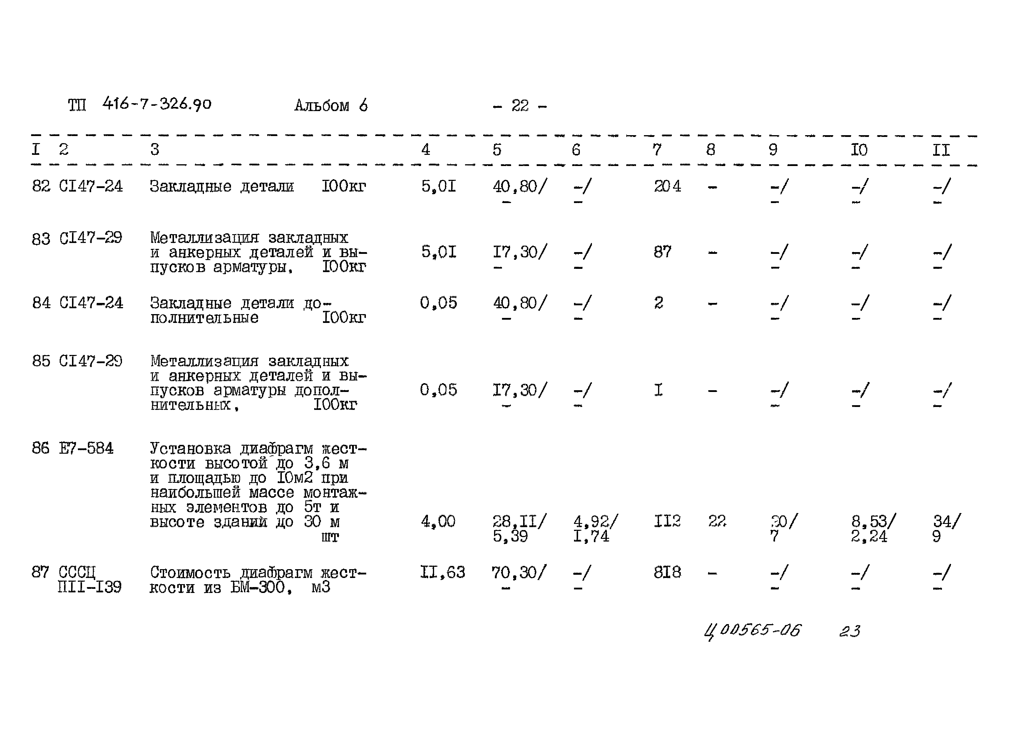 Типовой проект 416-7-326.90